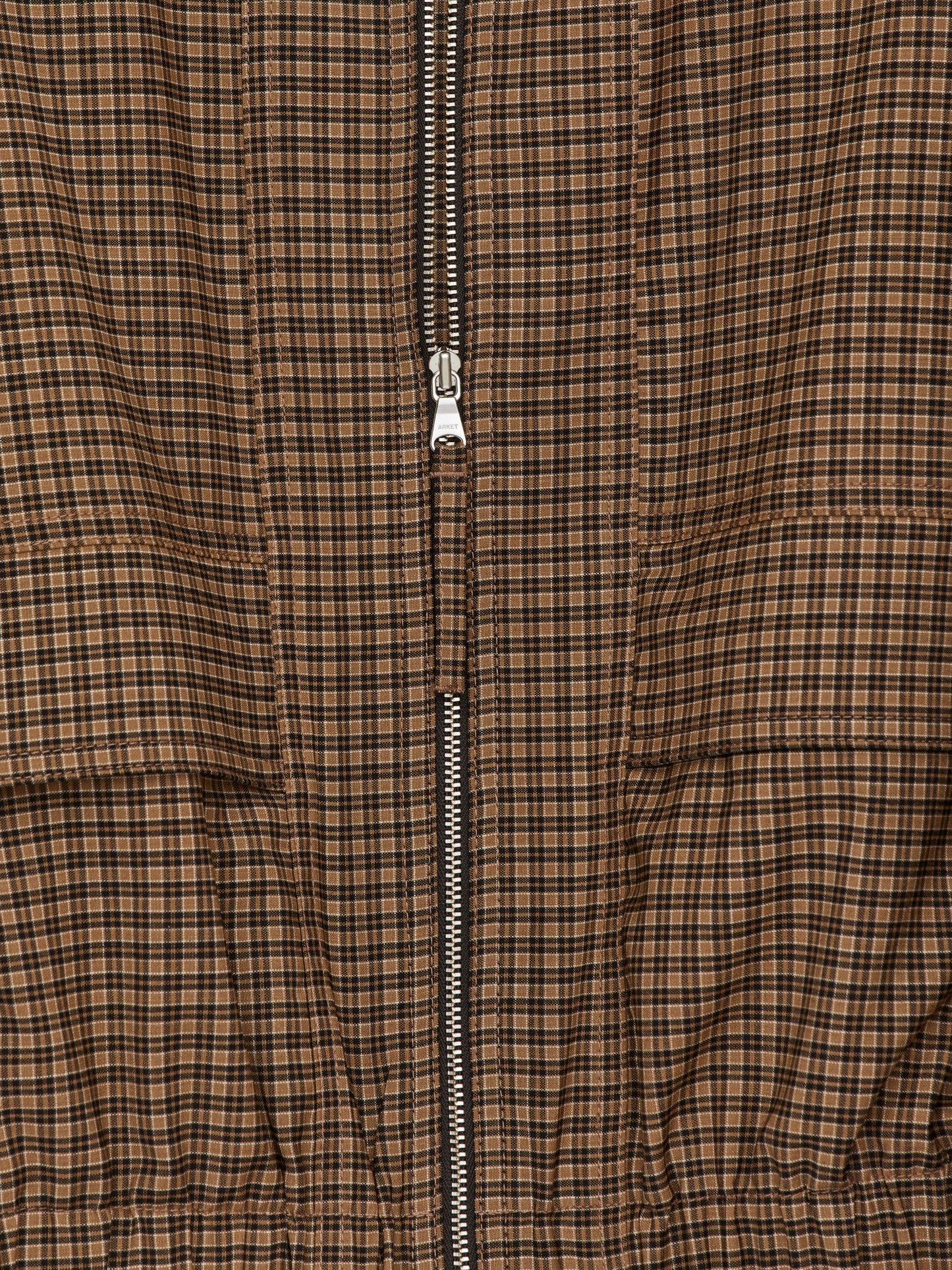 Checked Zip Jacket