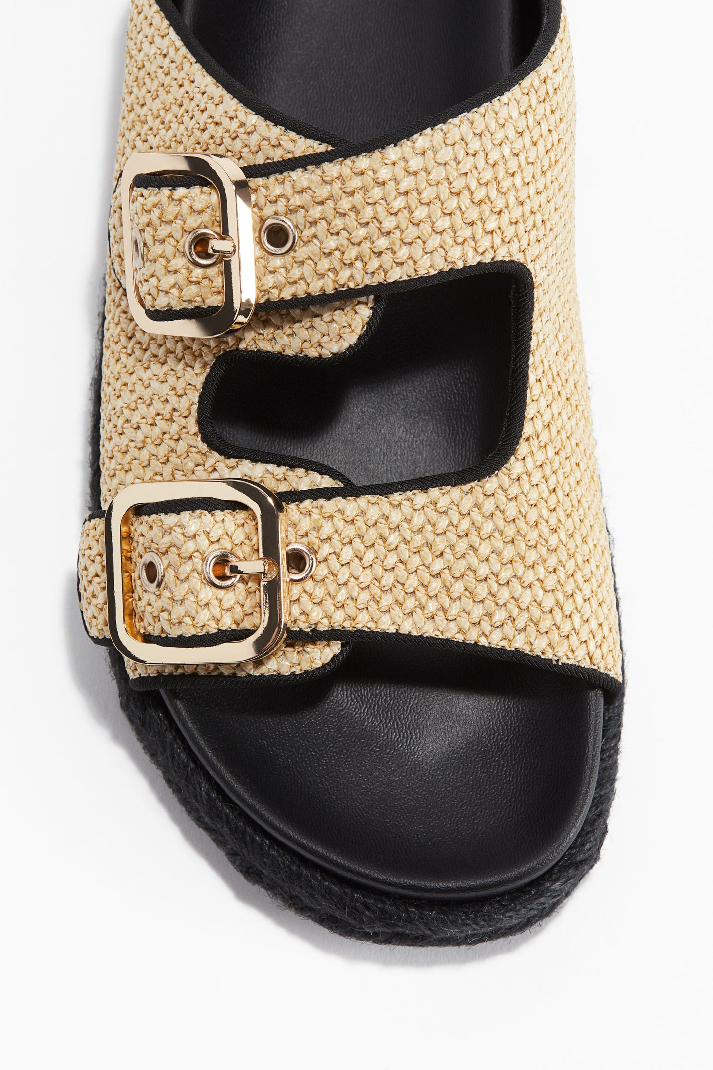 Espadrille-style sandals