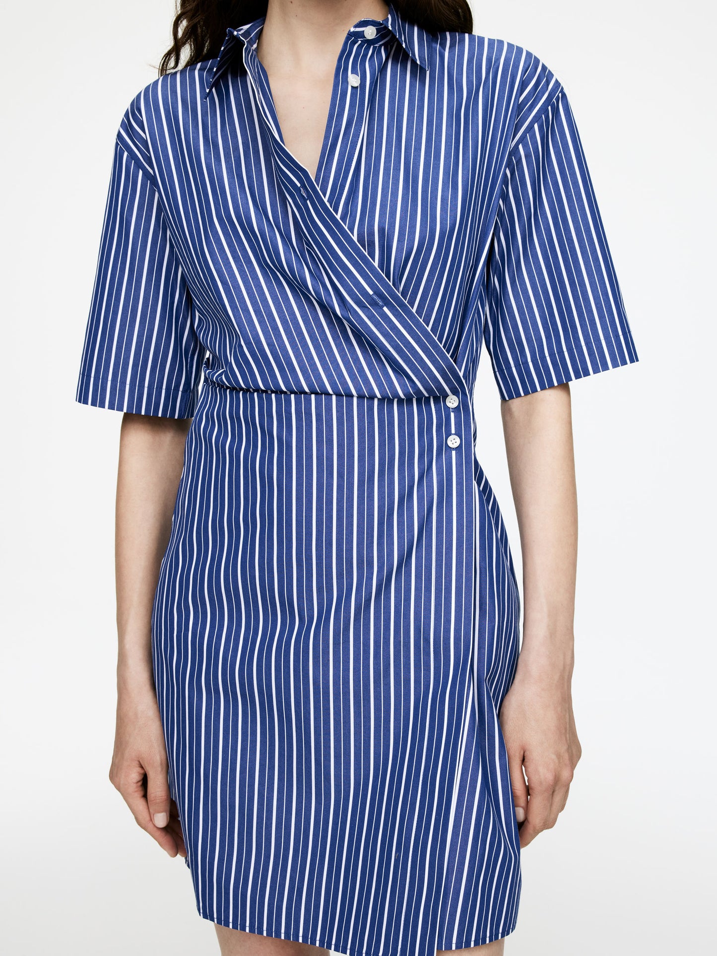 Wrap Shirt Dress
