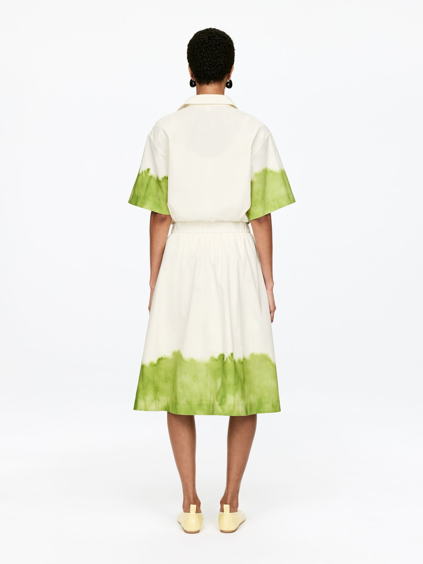Printed Midi-Skirt