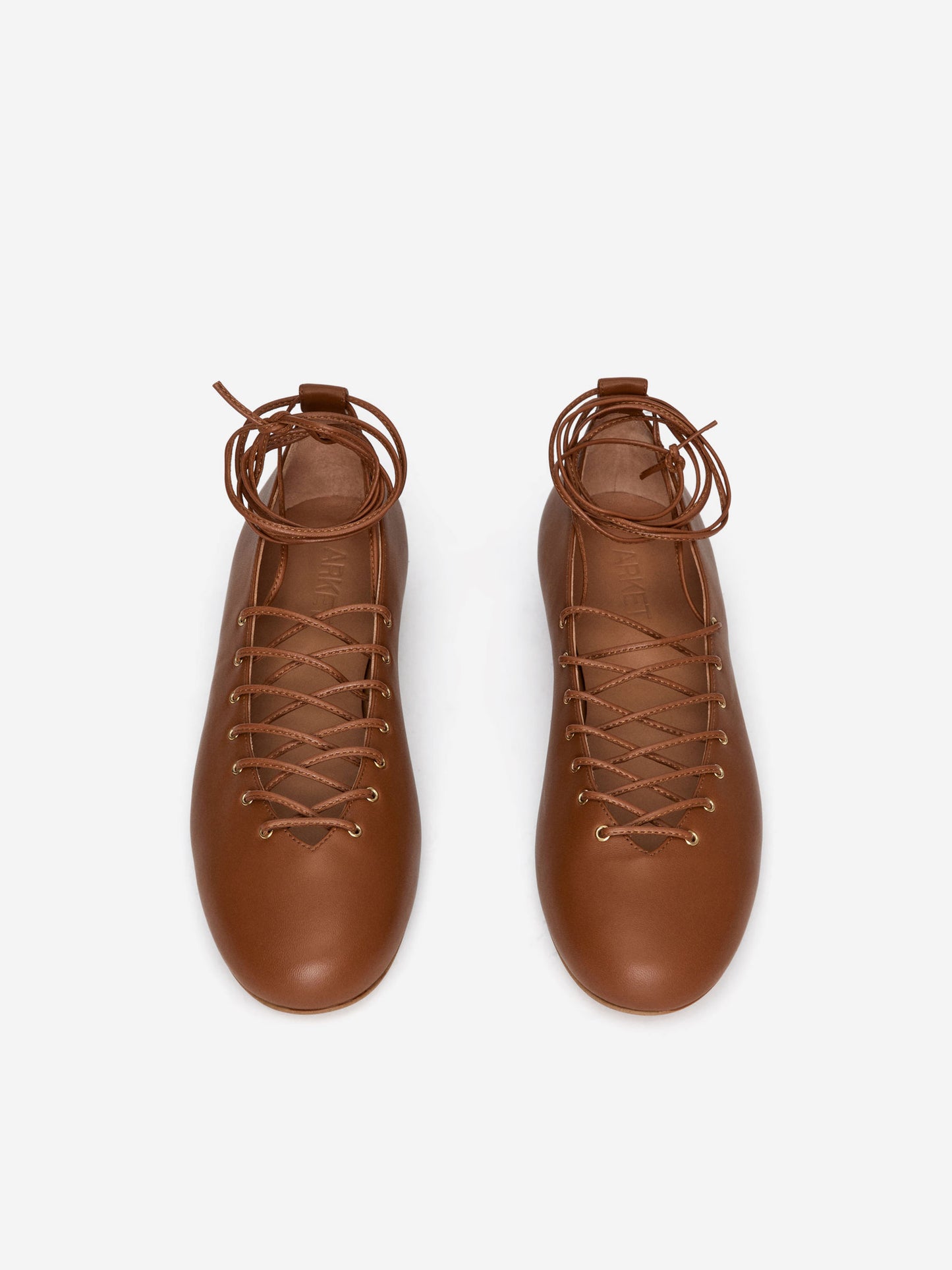Lace Up Ballerinas
