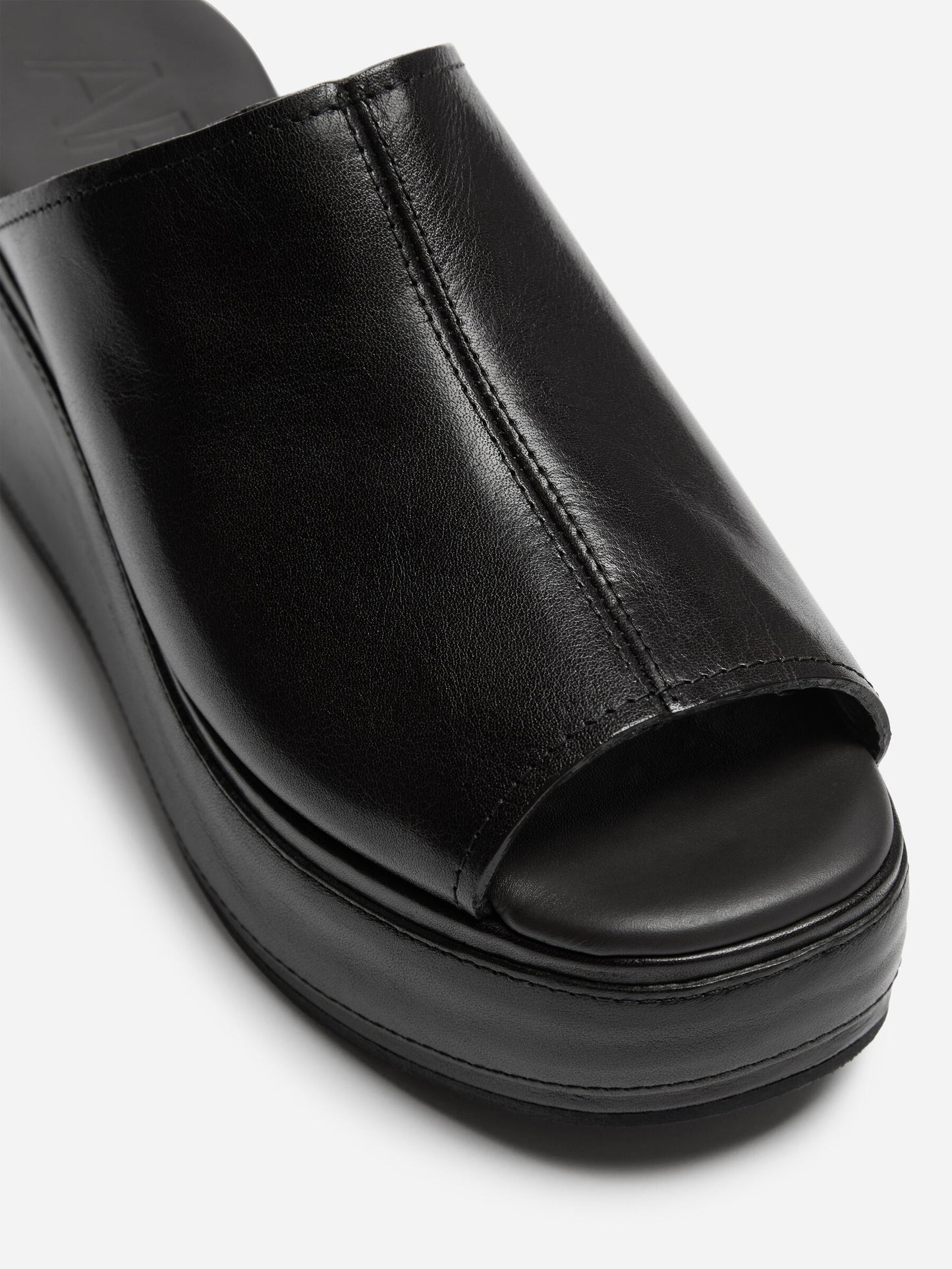 Leather Flatform Sandals