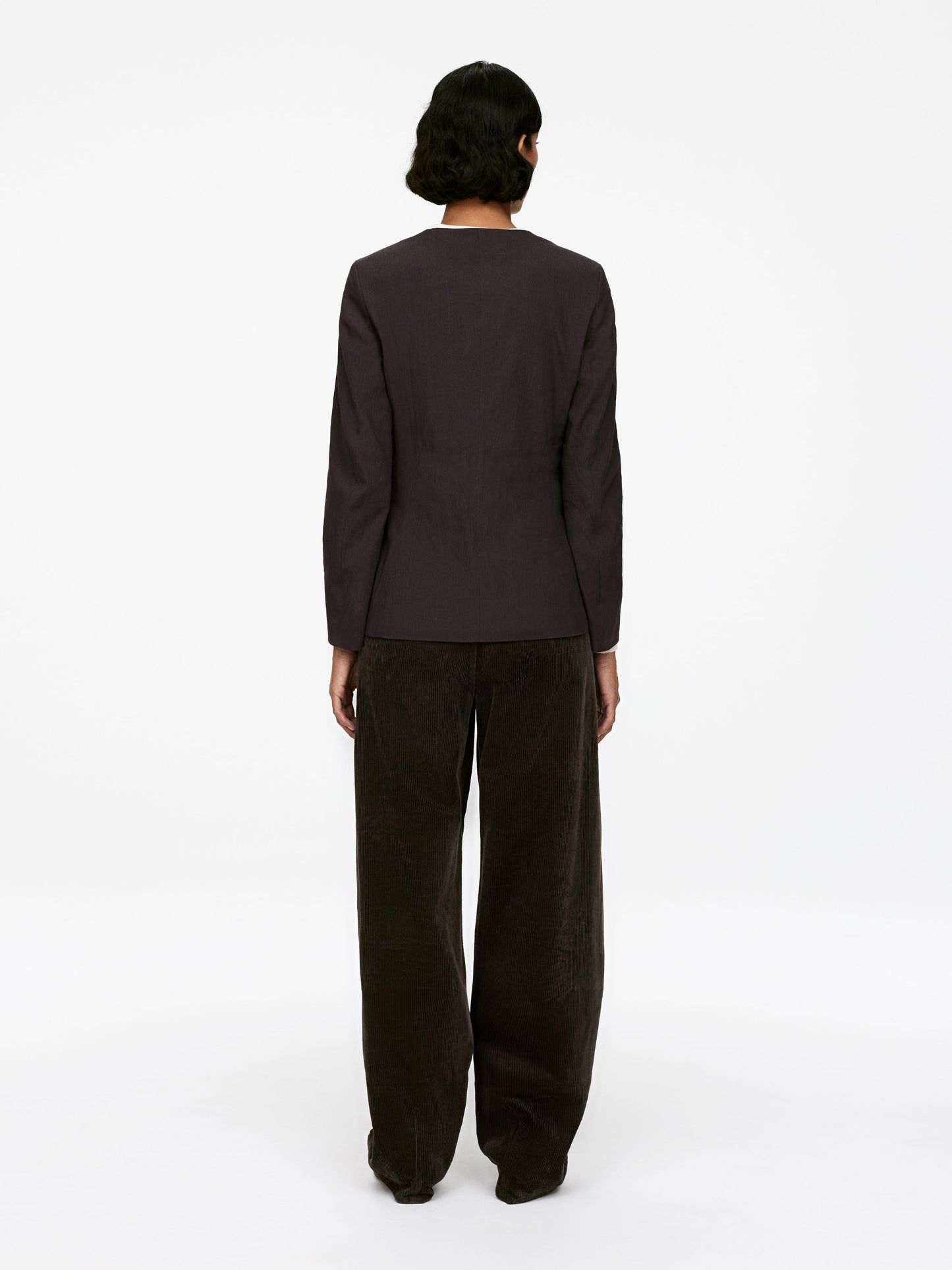 Linen-Blend Blazer