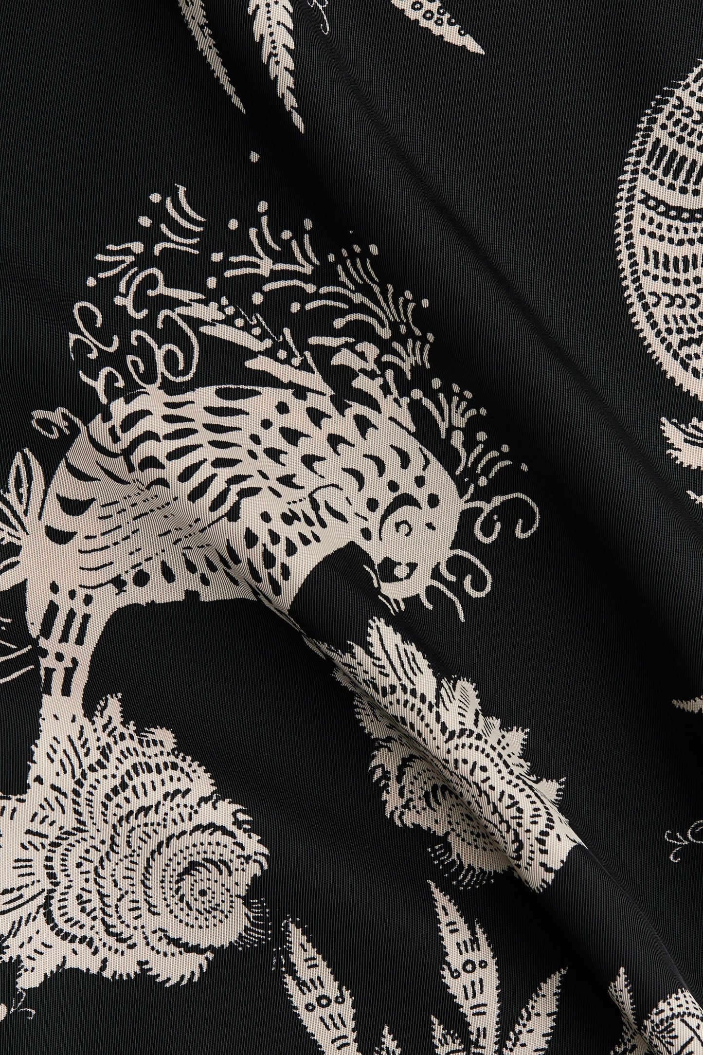 Printed pull-on trousers