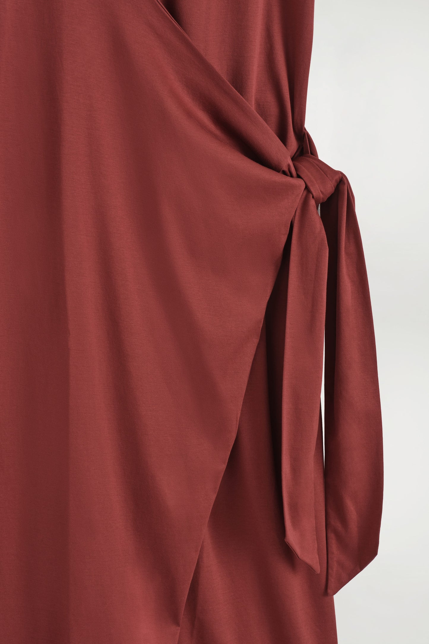 Wrap-Front T-Shirt Dress