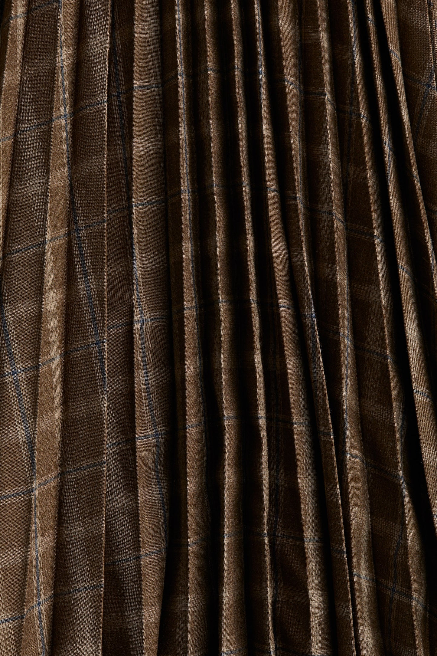 Pleated circular skirt