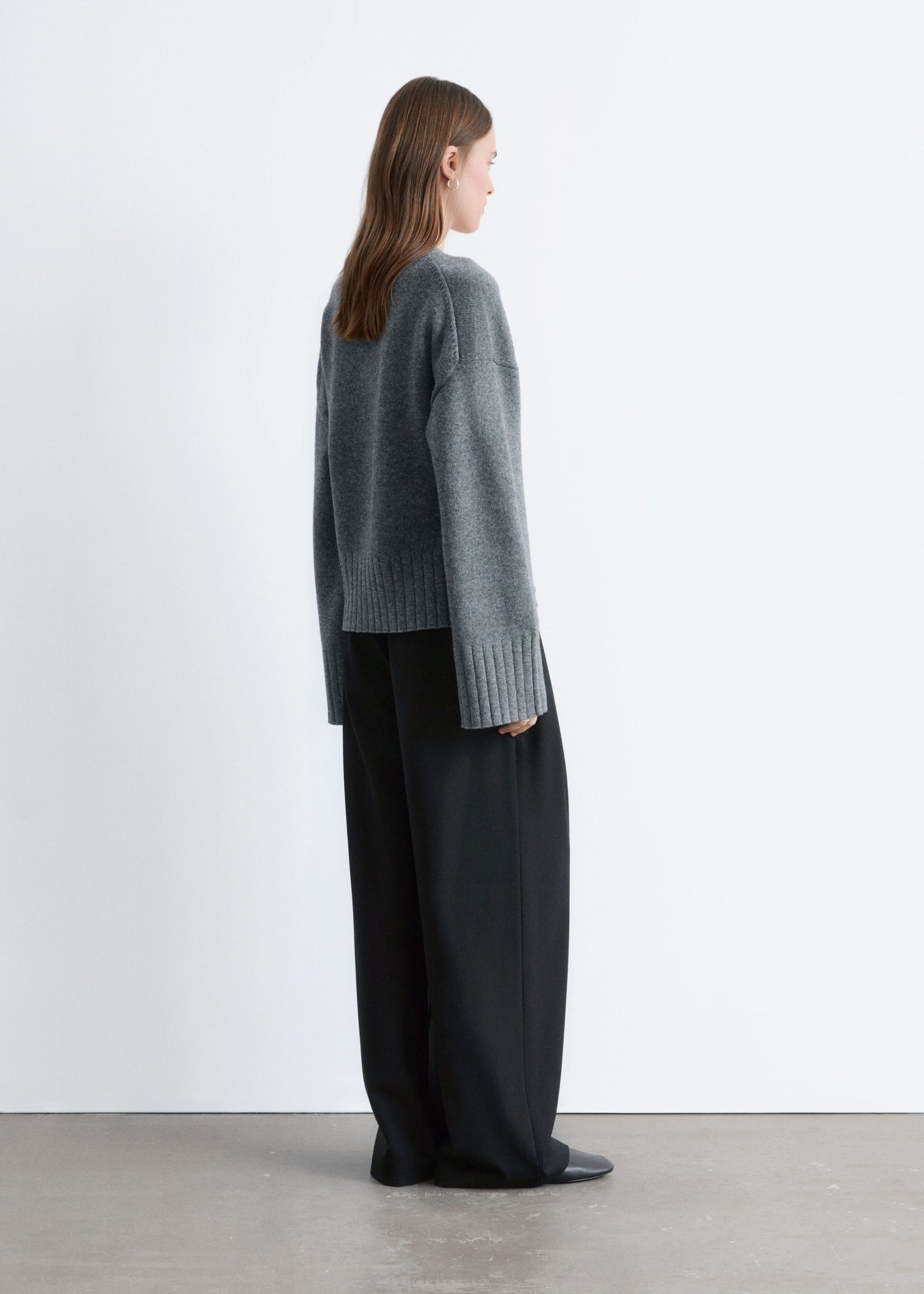 Tapered Knit Cardigan