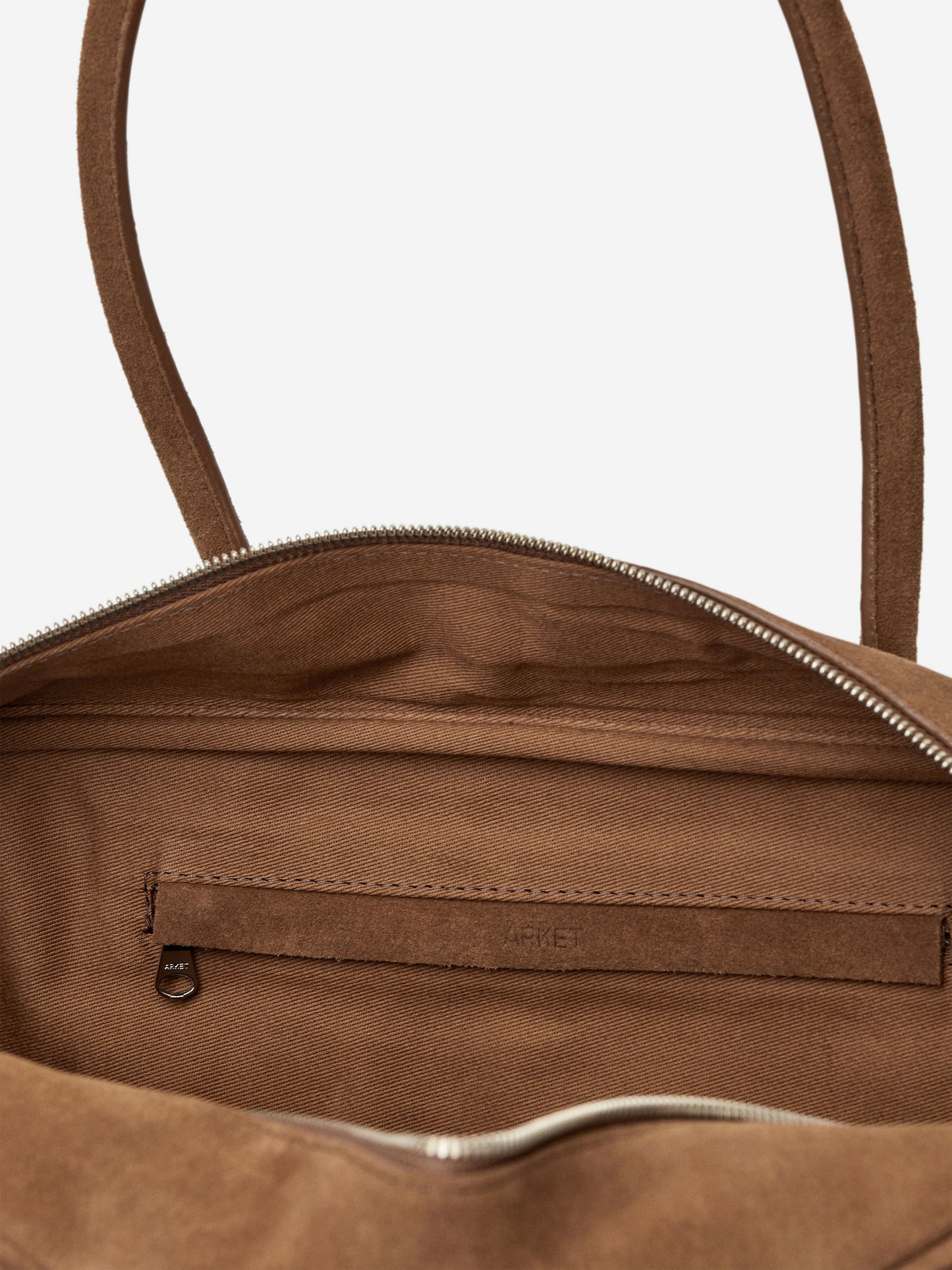 Suede Bowling Bag