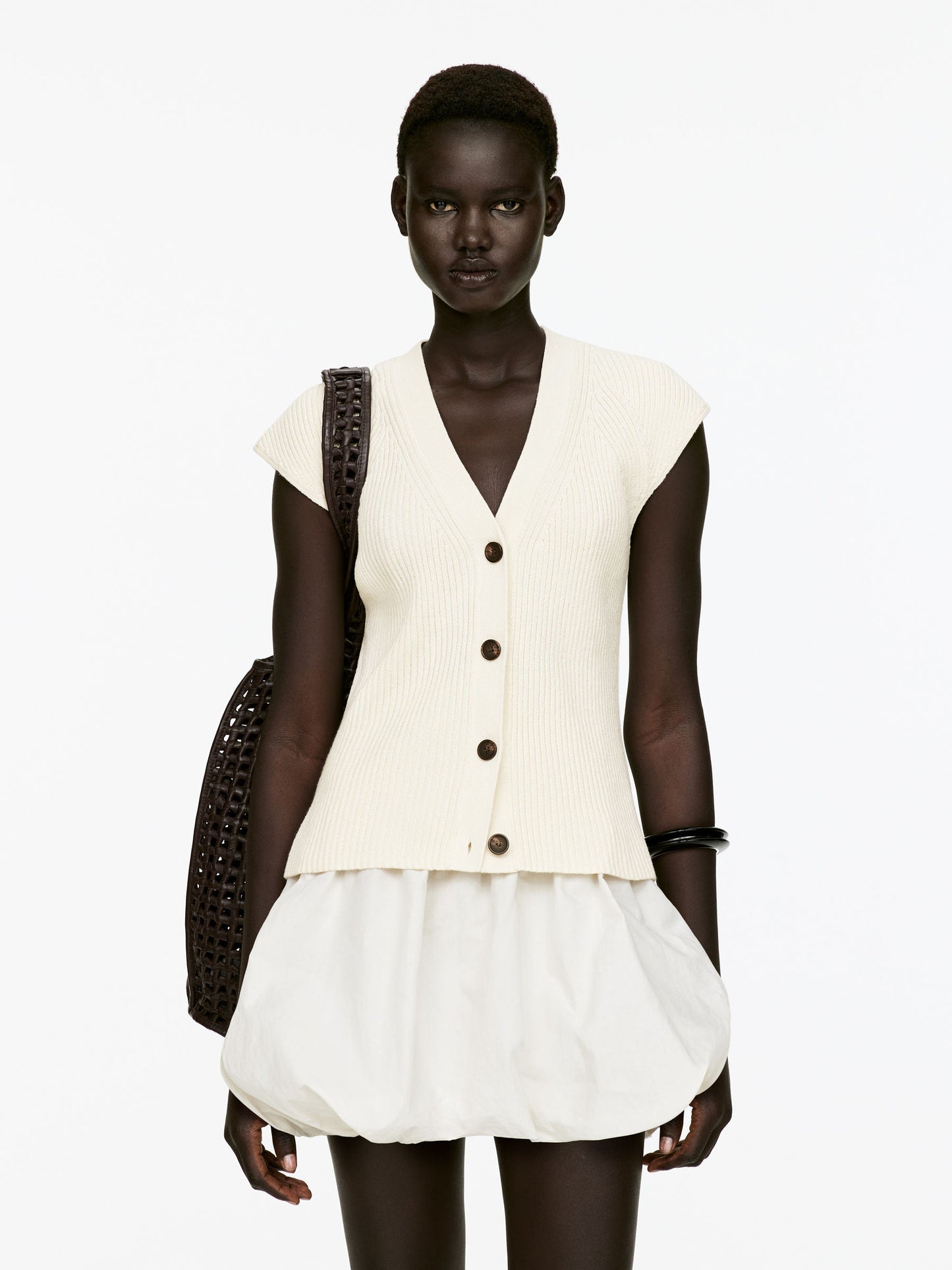 Knitted Sleeveless Top