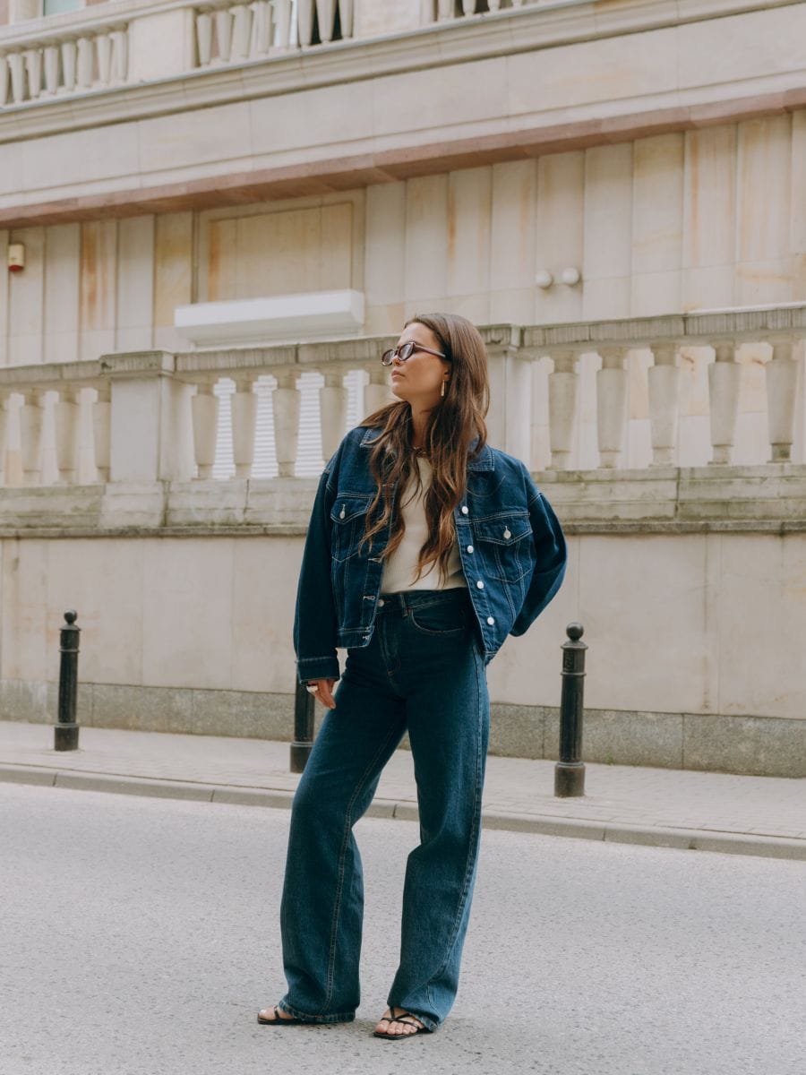 Denim blazer