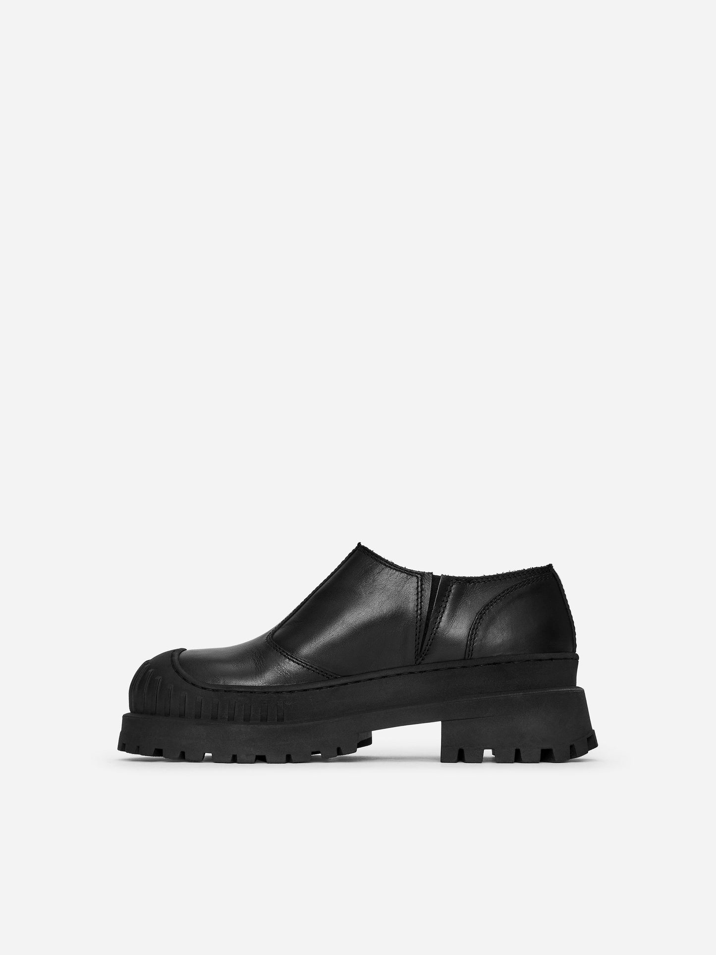 Chunky Leather Boots