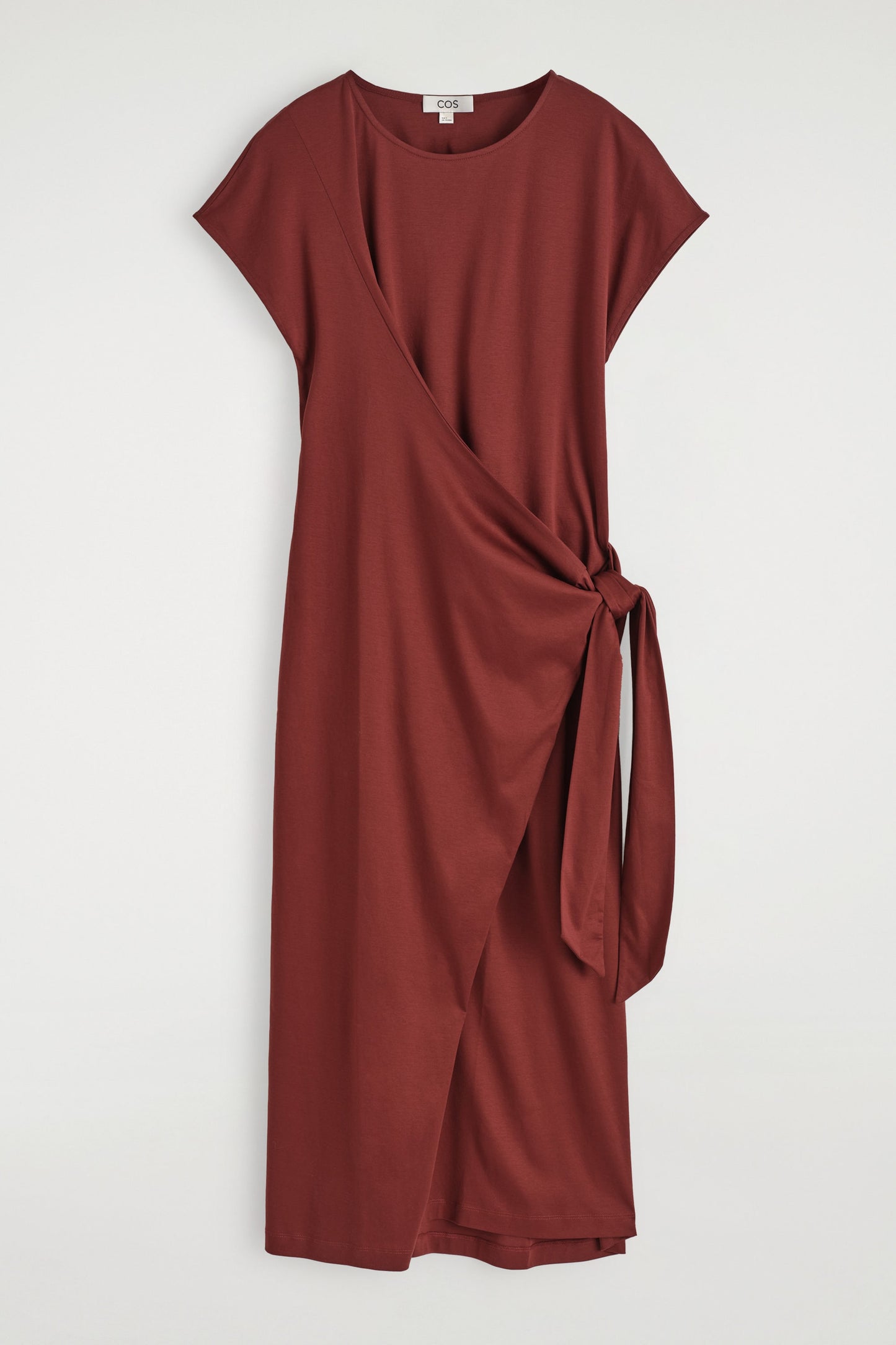 Wrap-Front T-Shirt Dress