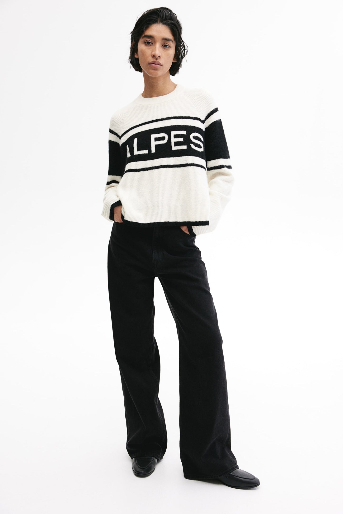 Text-motif jumper