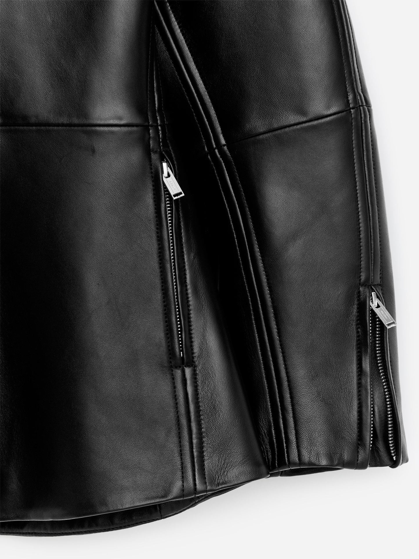 Sculptural Leather Jacket