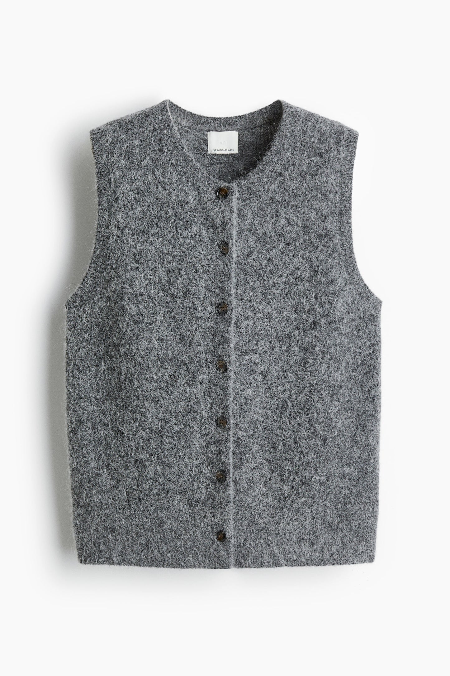 Alpaca-blend waistcoat