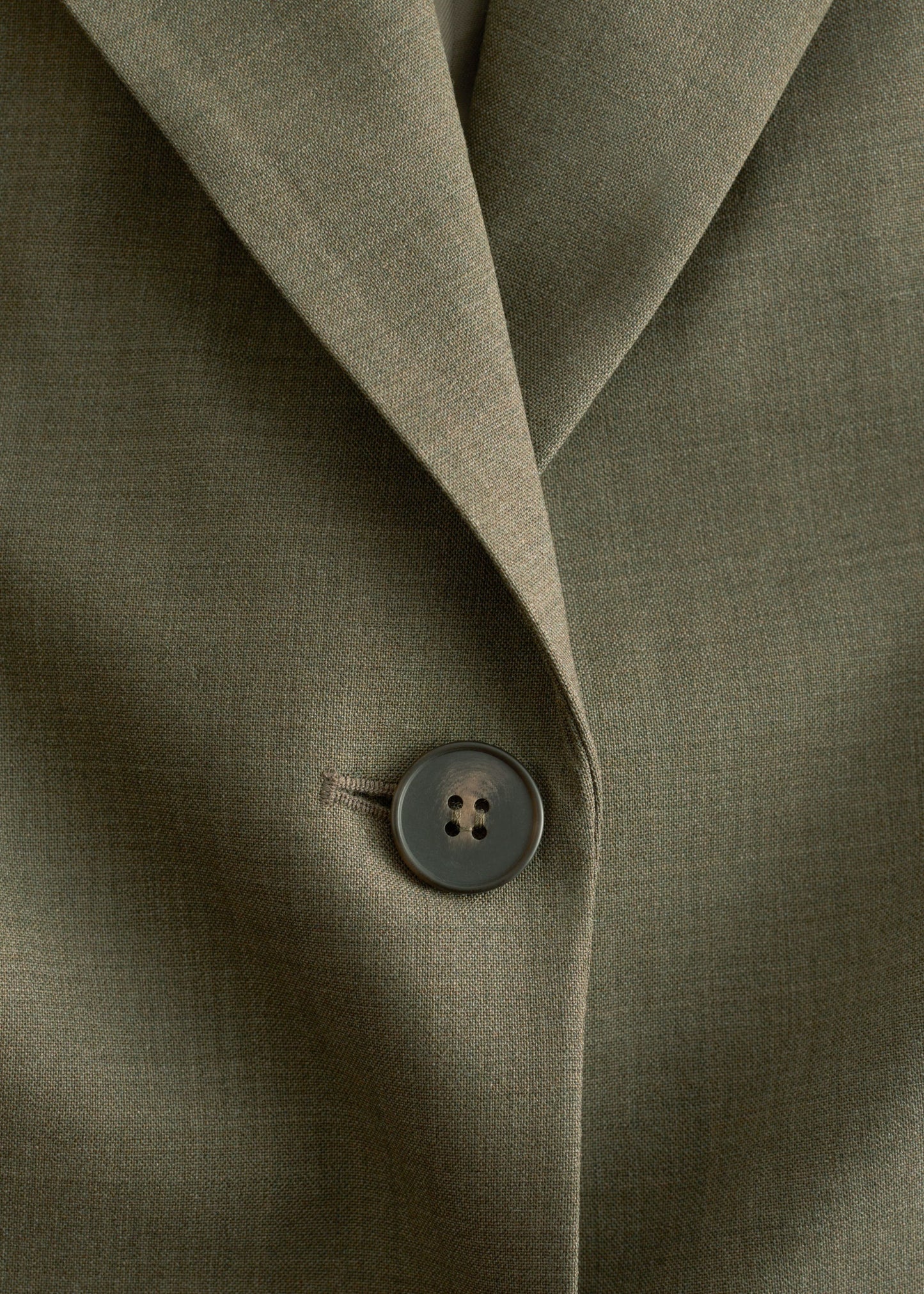 Single-Breasted Wool Blazer