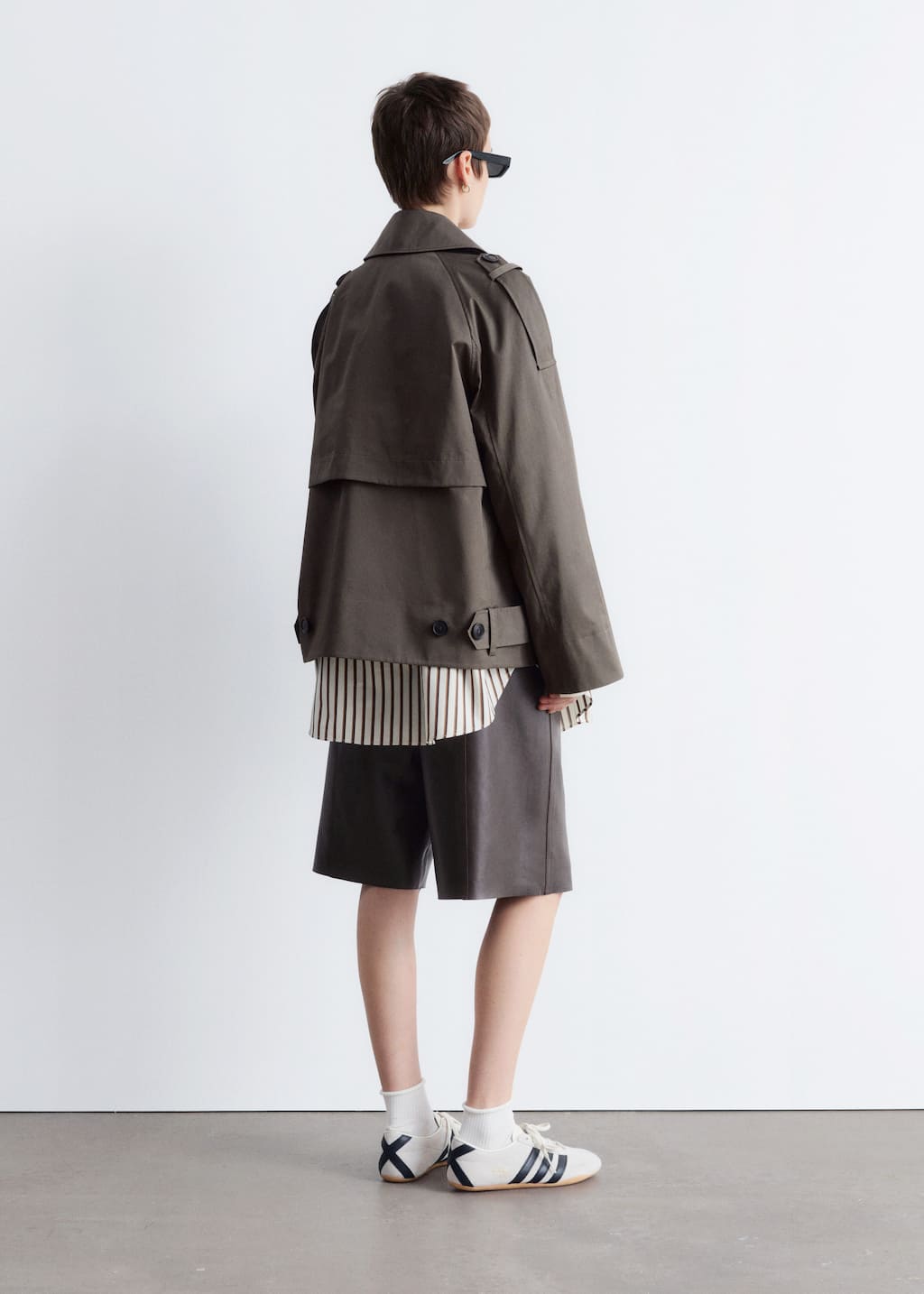Double-Breasted Trench Jacket