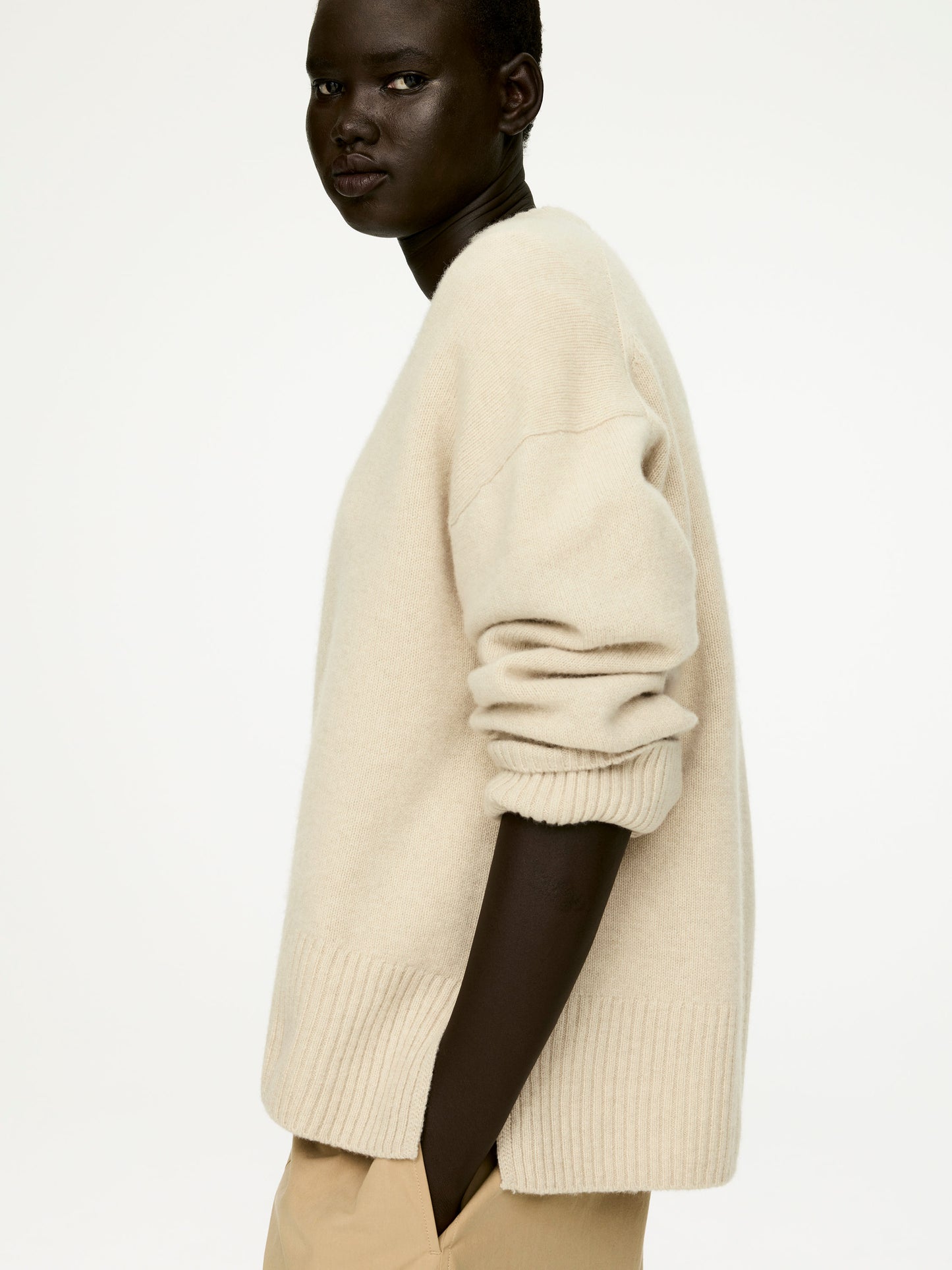 Relaxed Cashmere-Wool Jumper
