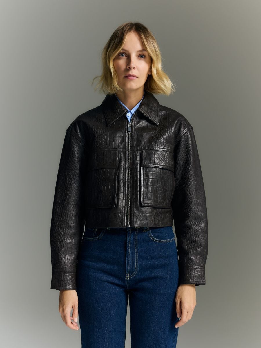 Leather jacket
