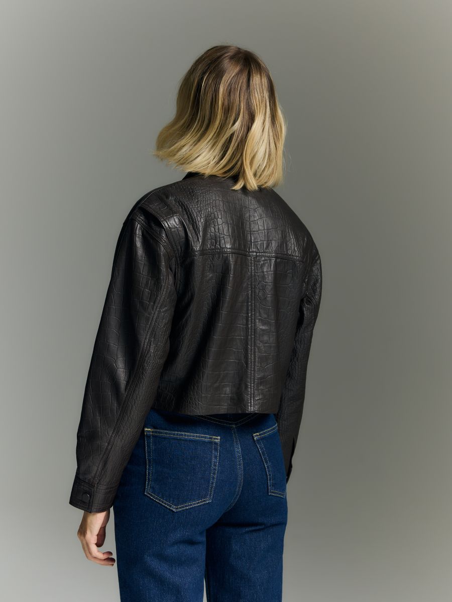 Leather jacket