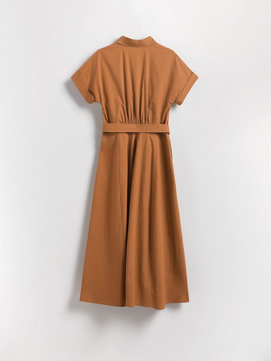 Midi shirt dress