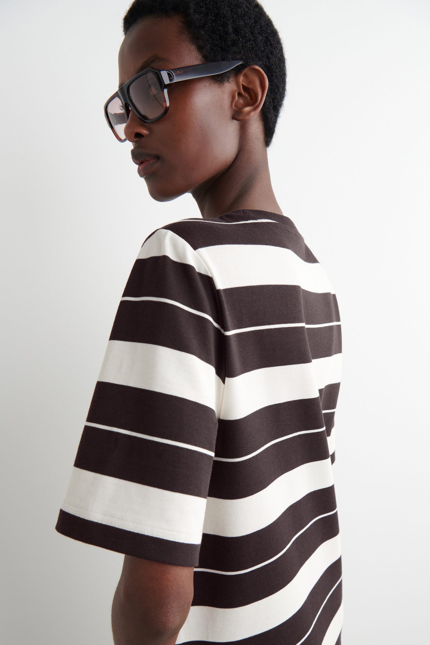 Cotton midi t-shirt dress