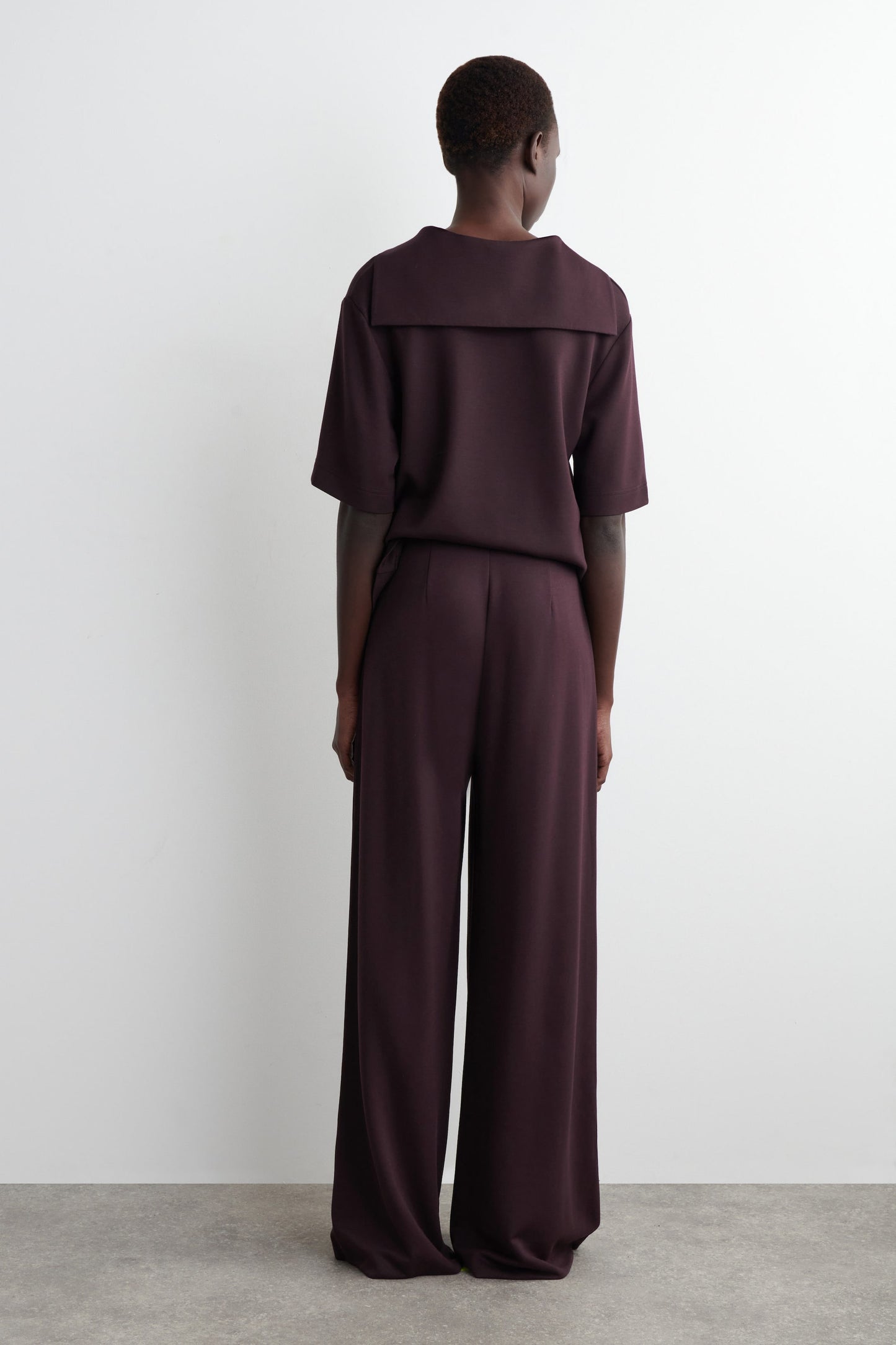 Modal Wide-Leg Trousers