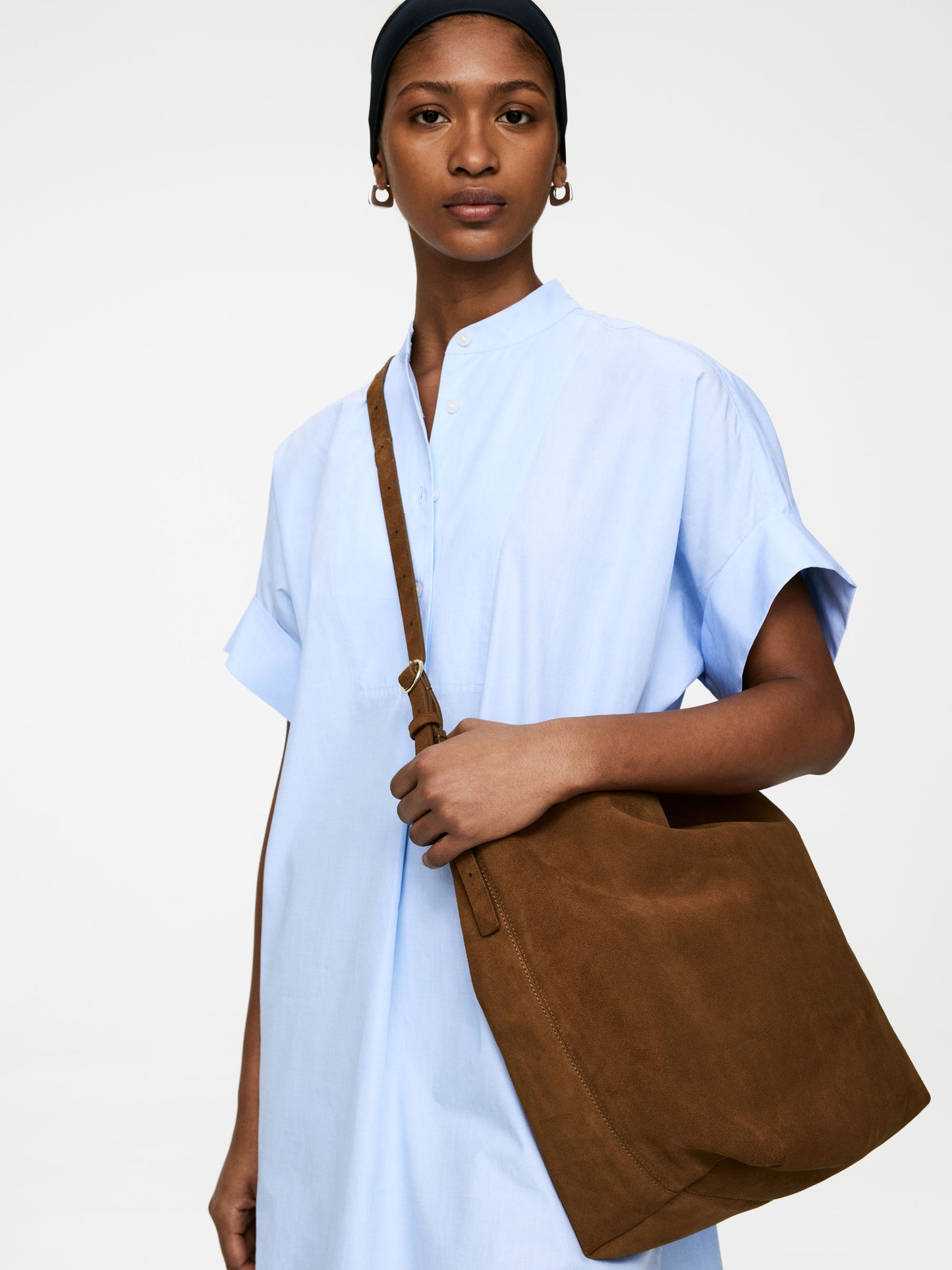 Suede Tote Bag
