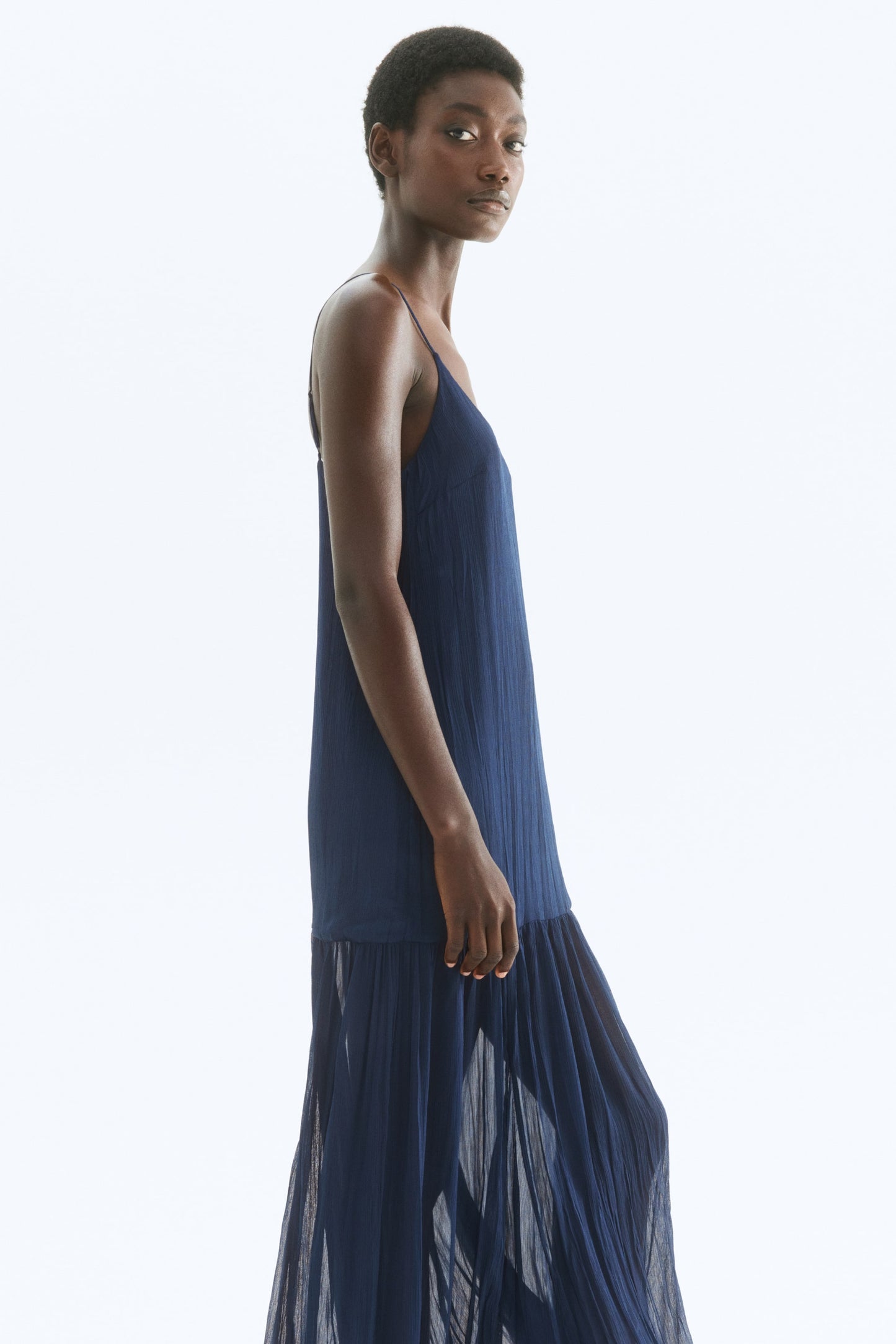 Long chiffon dress