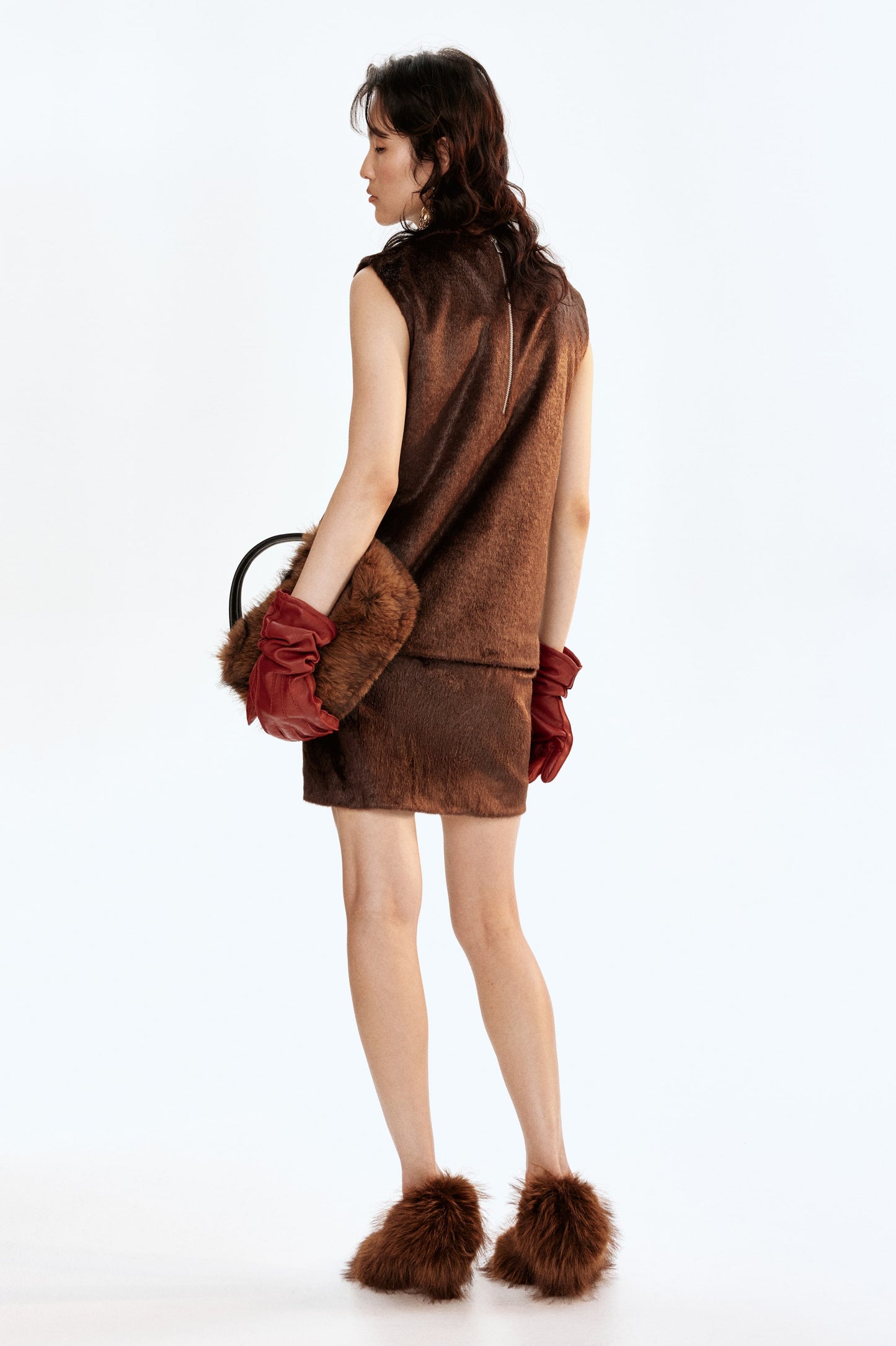 Knee-length skirt