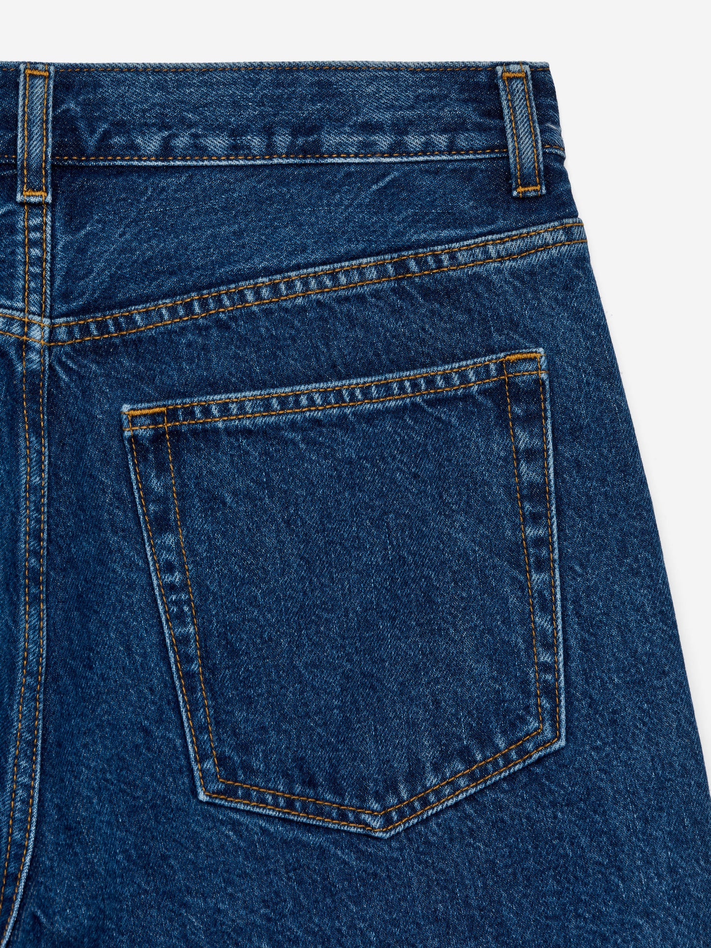Long Denim Shorts