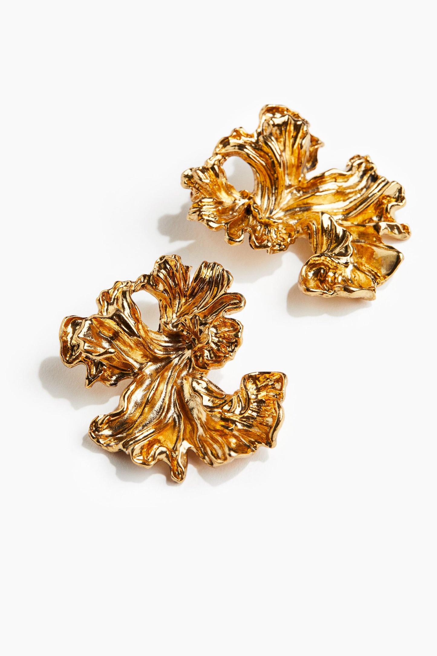 Organic-shaped earrings