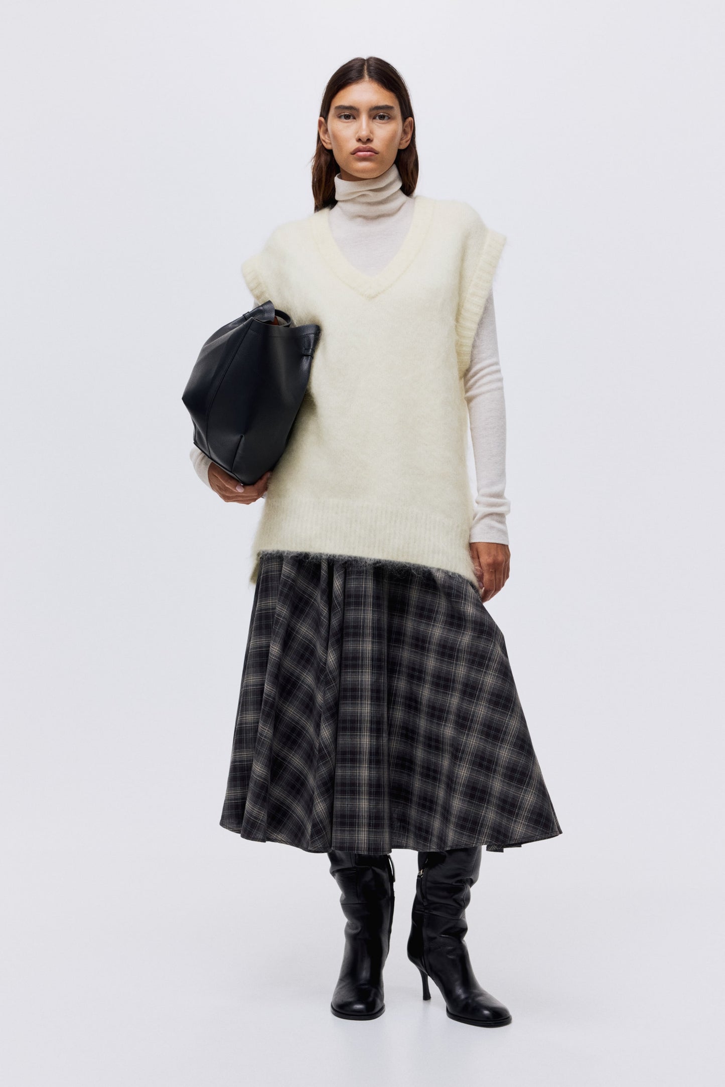 Mohair-blend sweater vest