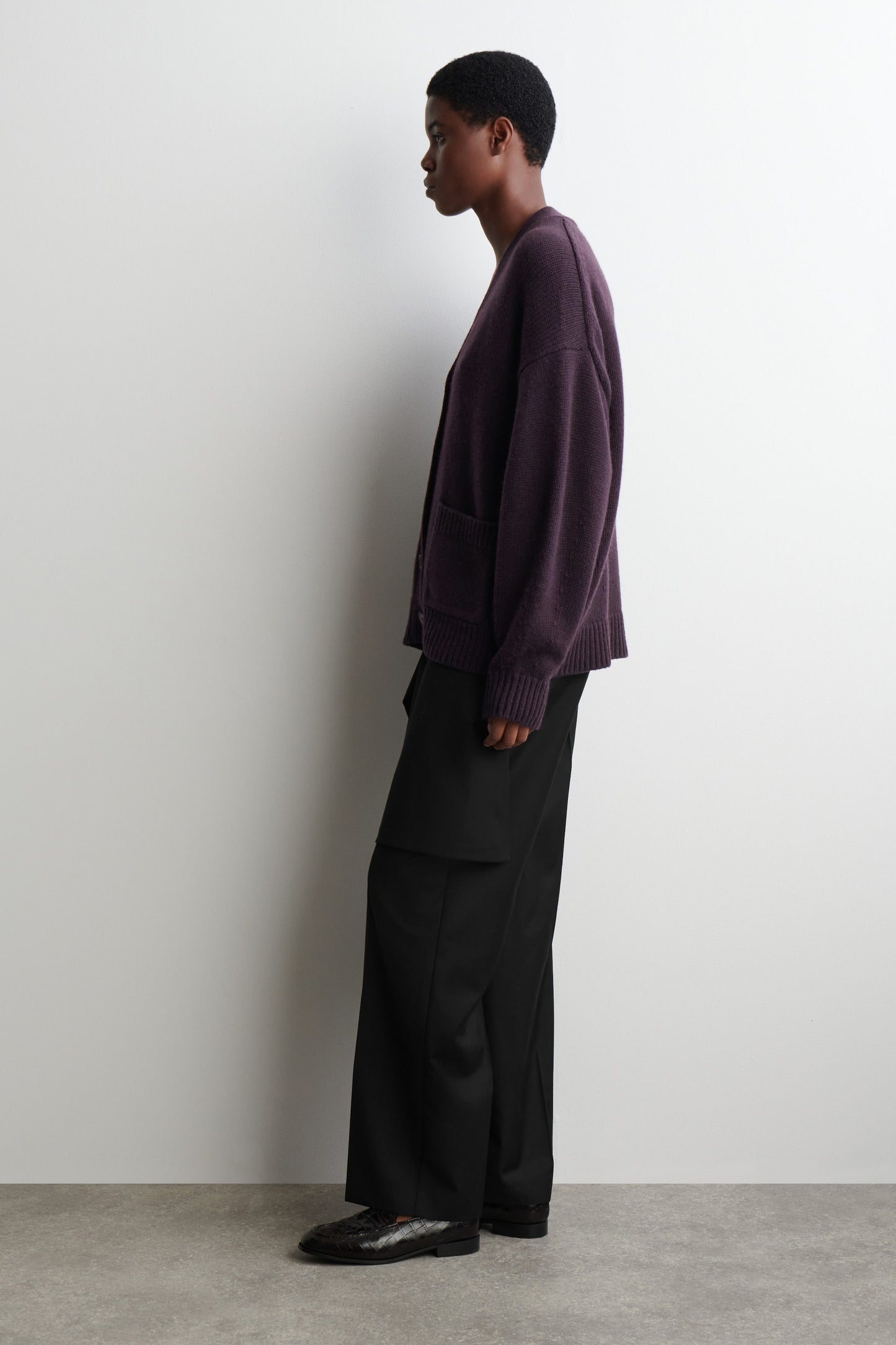 Oversized Cashmere-Blend Cardigan