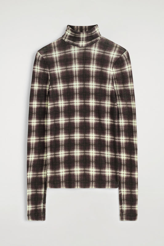 Merino Wool High-Neck Top