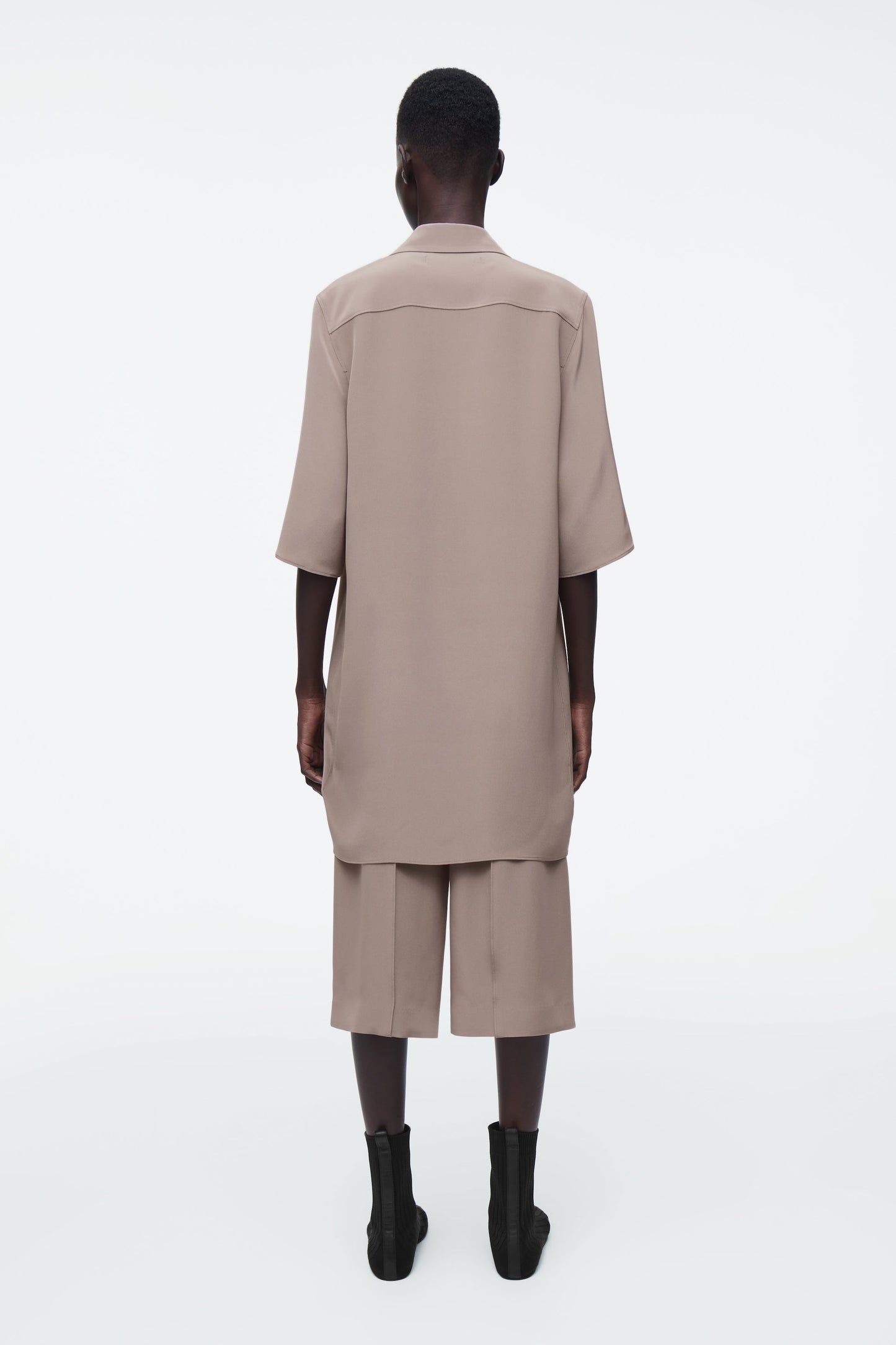 Longline Silk Shirt