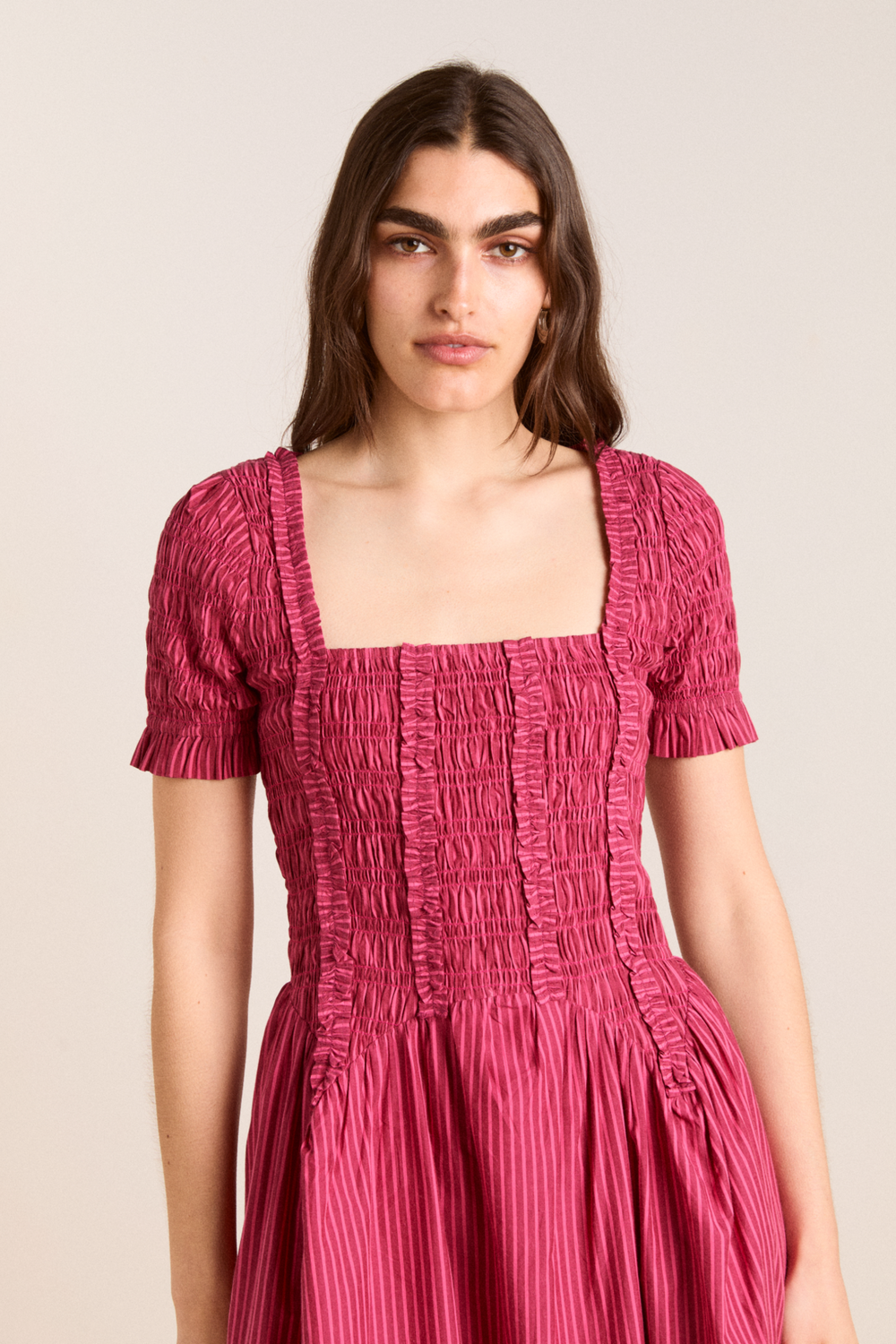 Raphaela Ruffle Midi Dress