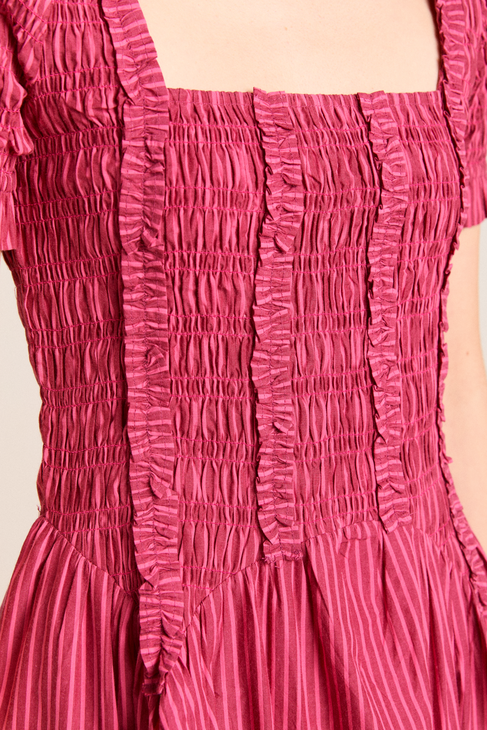 Raphaela Ruffle Midi Dress