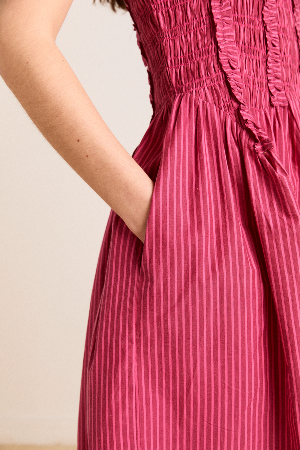 Raphaela Ruffle Midi Dress