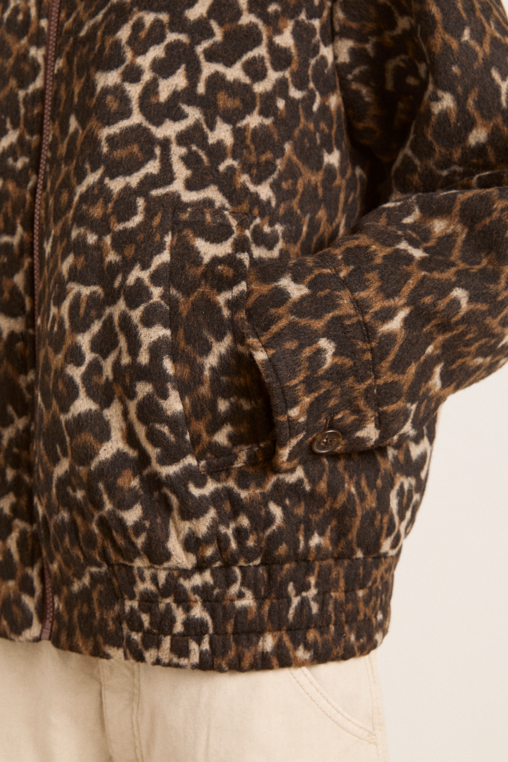 Pixie Bomber Leopard Jacket