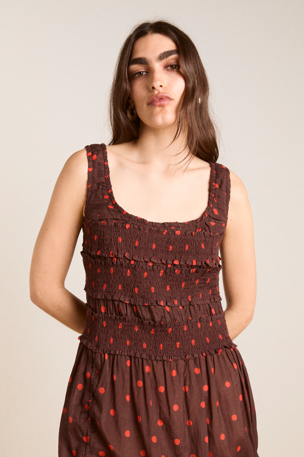Cynthia Sheer Midi Dress
