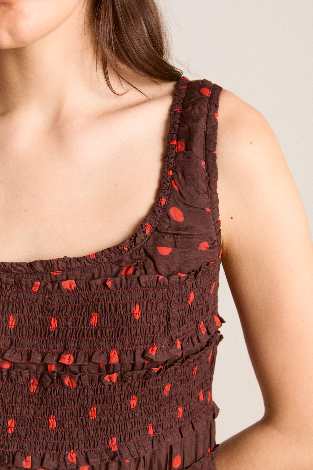 Cynthia Sheer Midi Dress