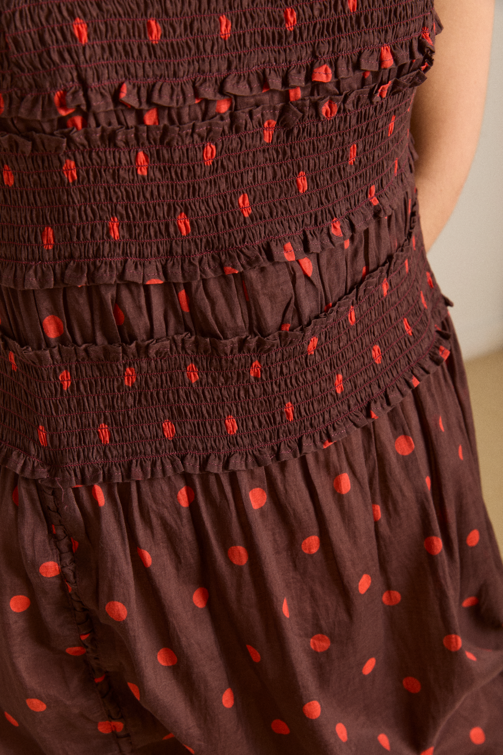 Cynthia Sheer Midi Dress