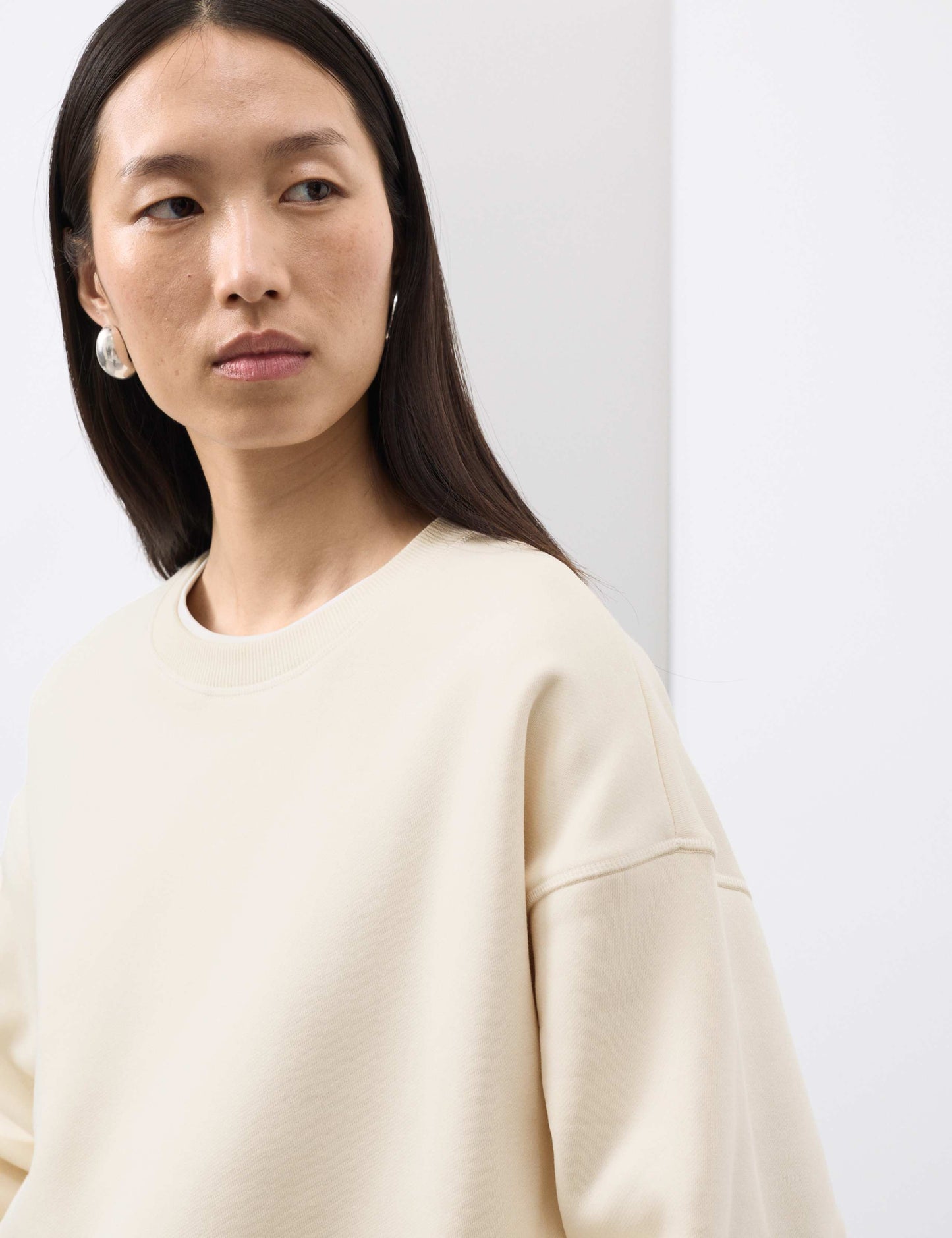 Cotton Rich Brushed Sweatshirt