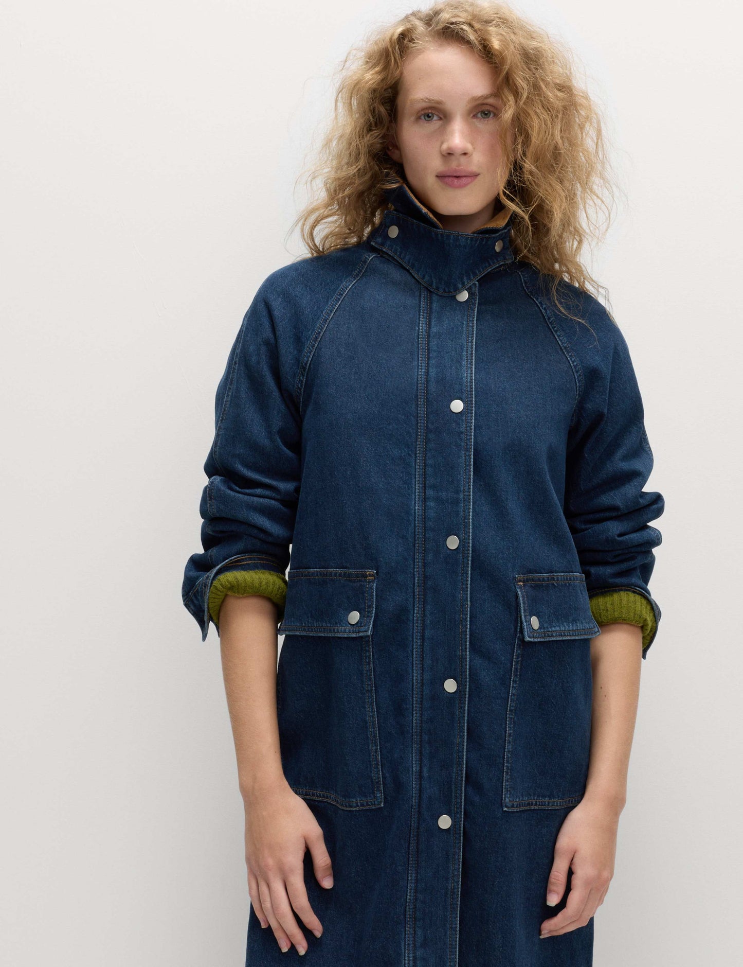 Denim Car Coat
