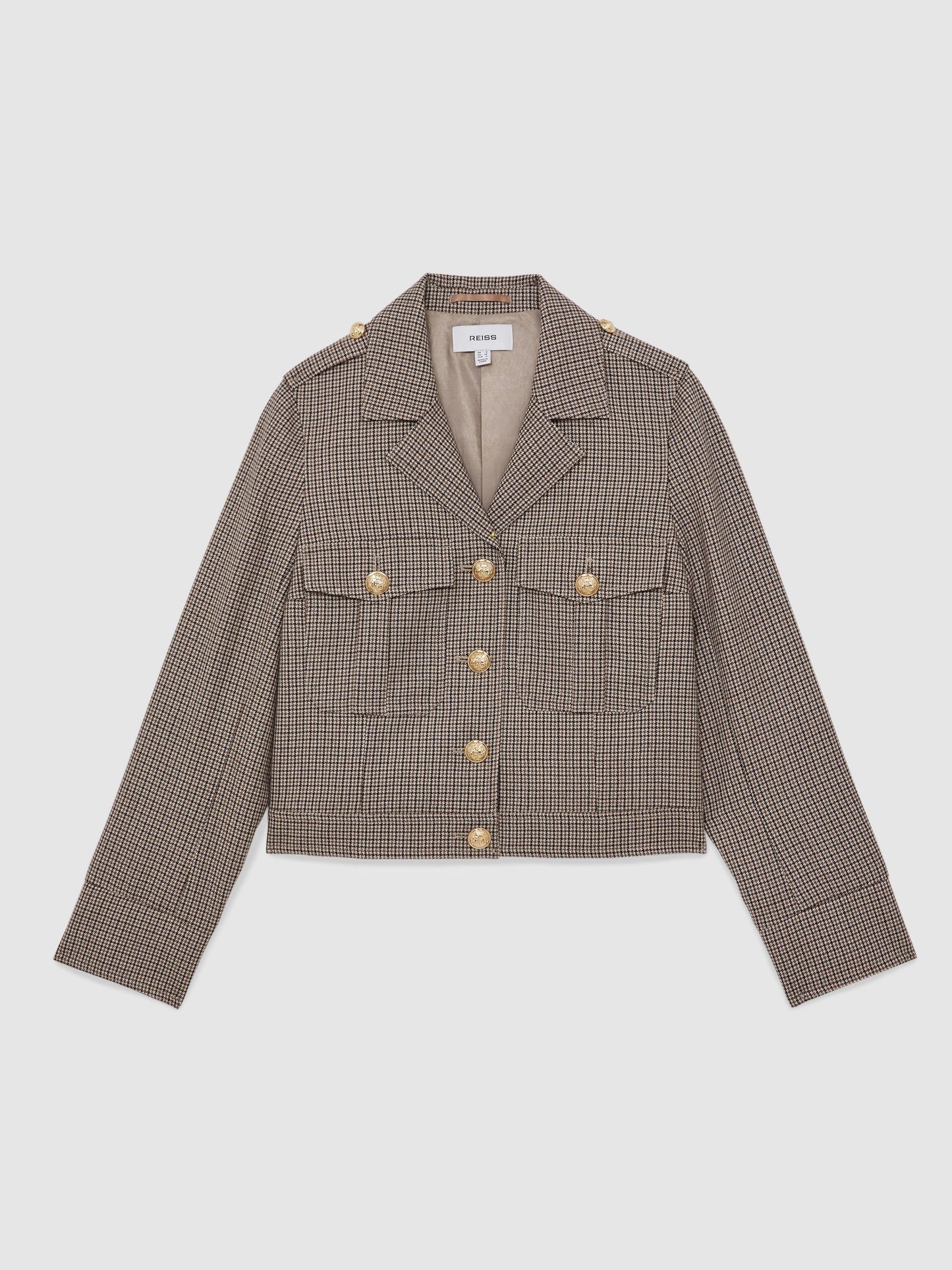 Jacket in Neutral Check