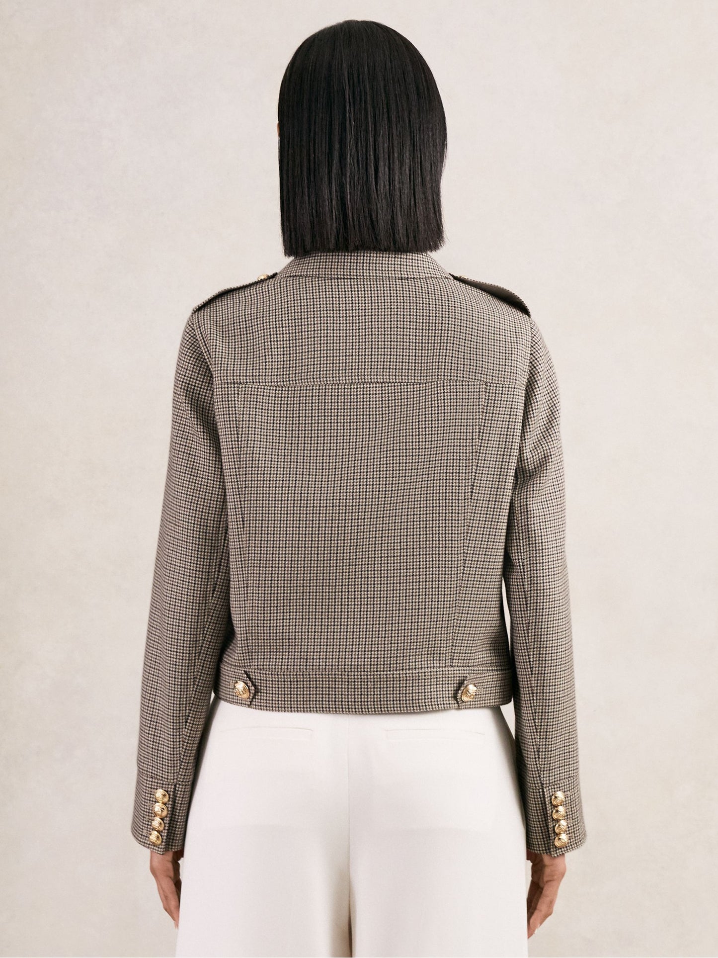 Jacket in Neutral Check