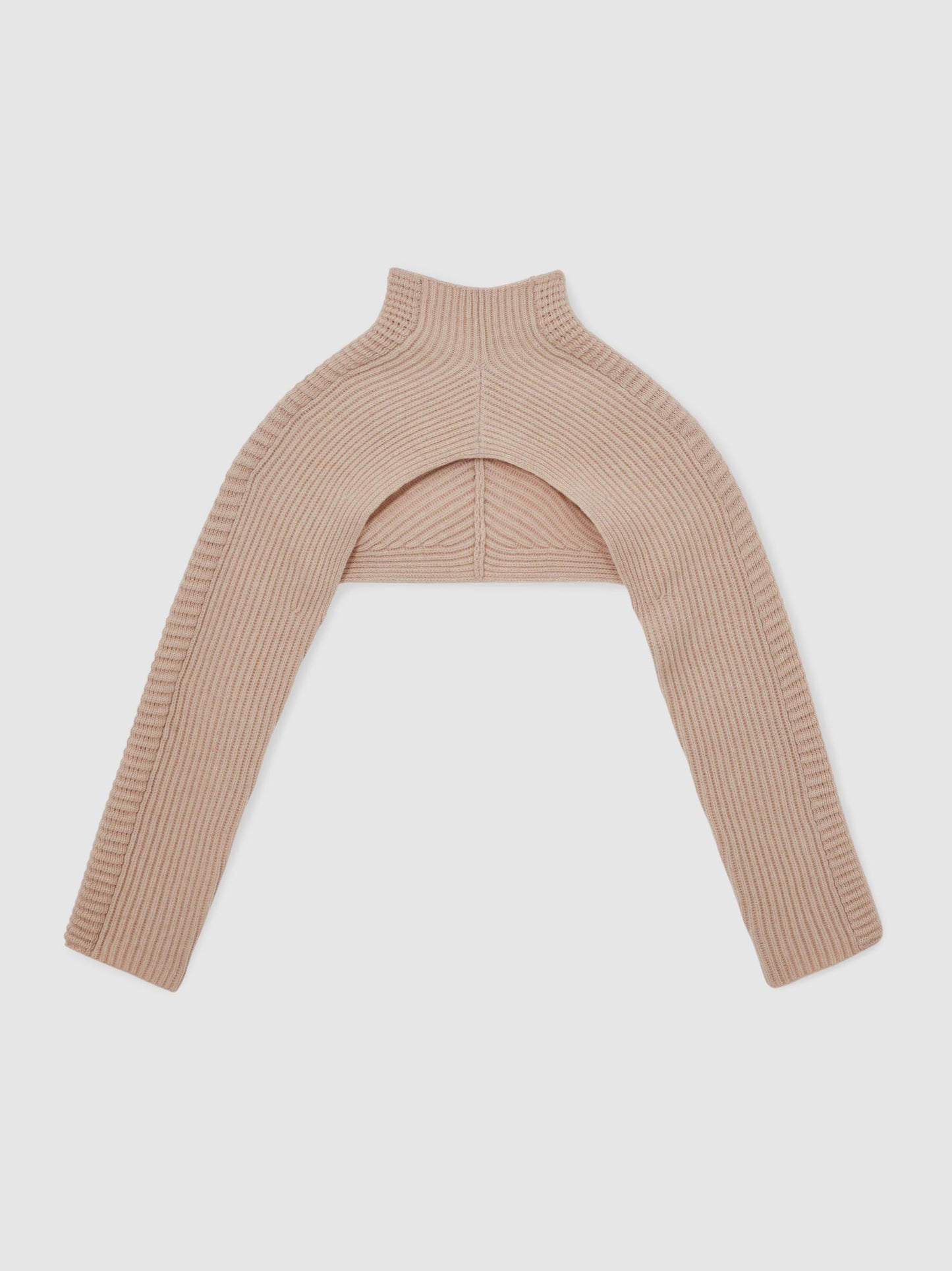 Royal Ballet Cropped Jumper in Blush Pink