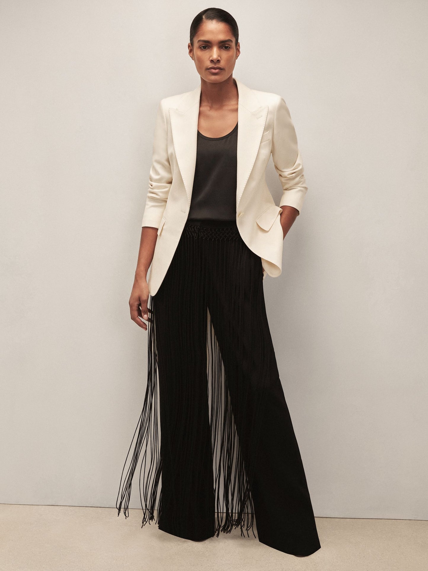 Reiss Reiss | Royal Ballet Tassel Trousers in Black