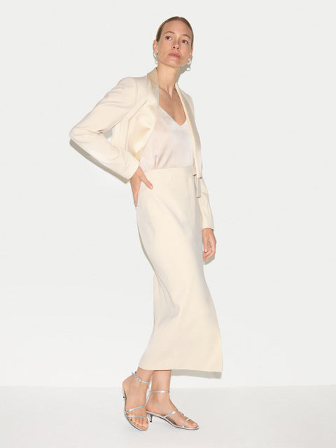 Tailored Split Front Skirt